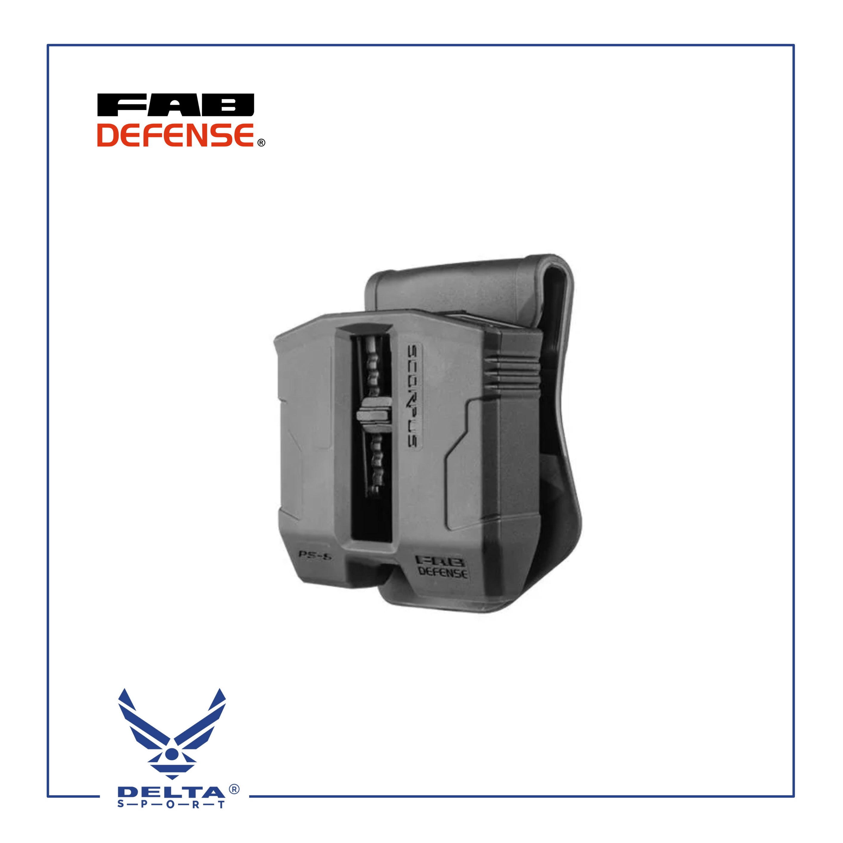 🔹FAB Defense 9mm UNIVERSAL Magazine Pouch.