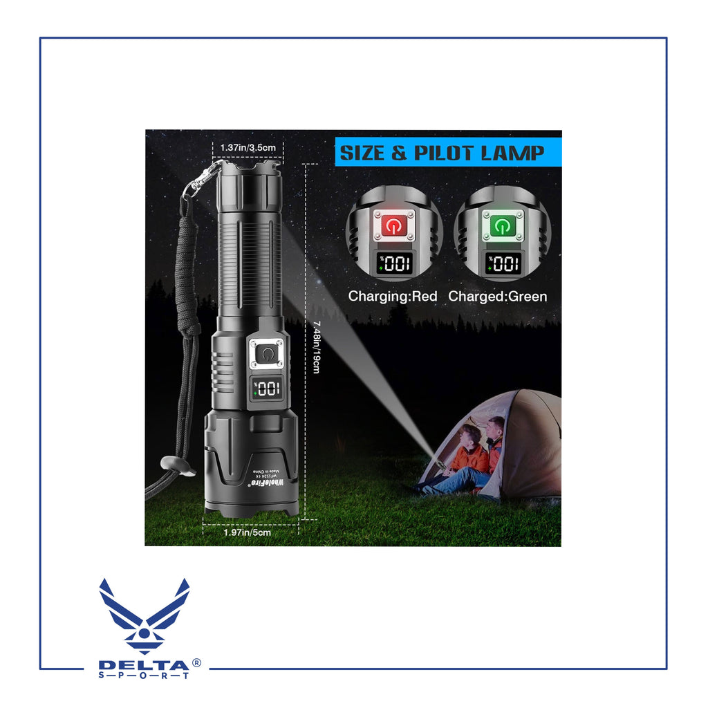🔹Tactical Zoom Flashlight.