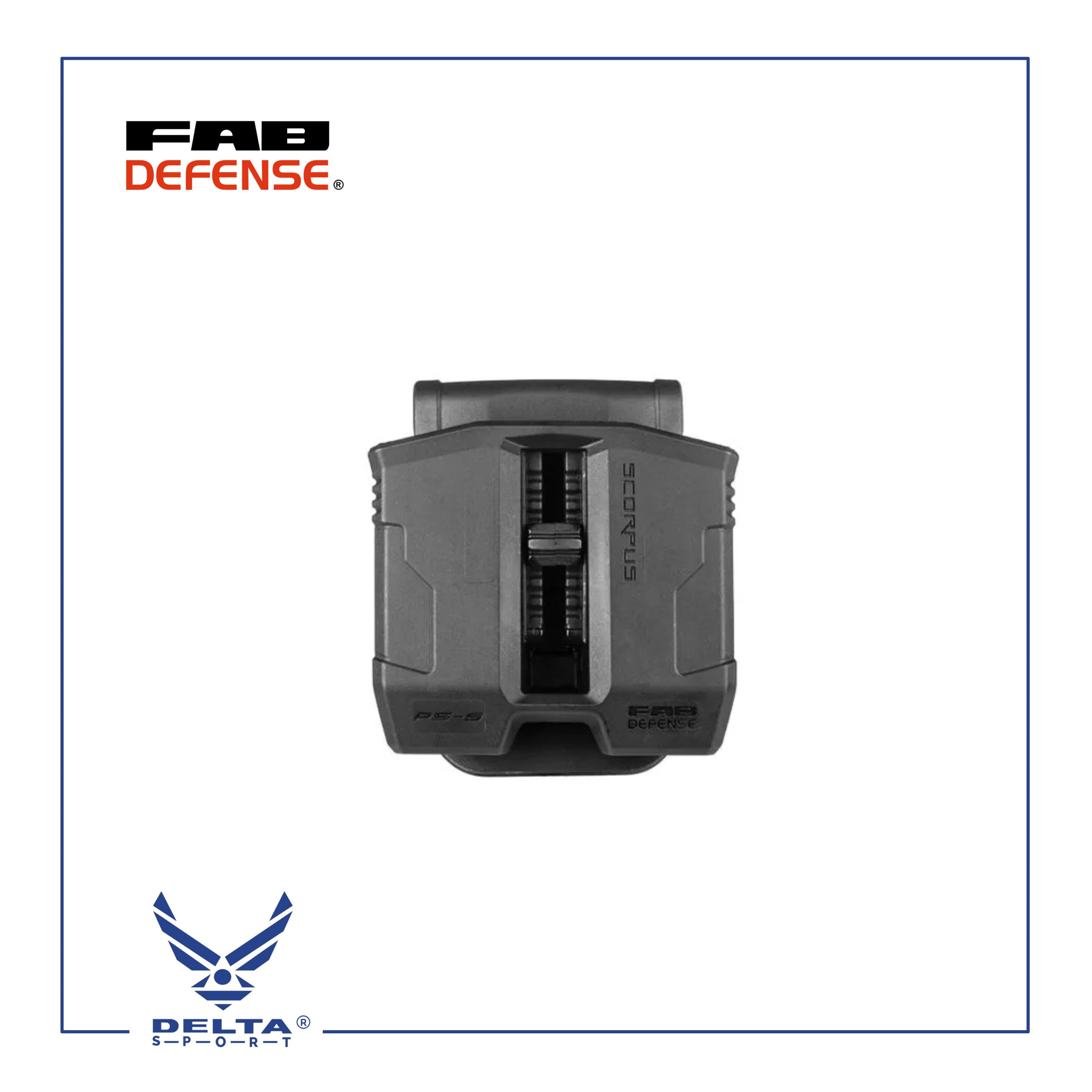 🔹FAB Defense 9mm UNIVERSAL Magazine Pouch.