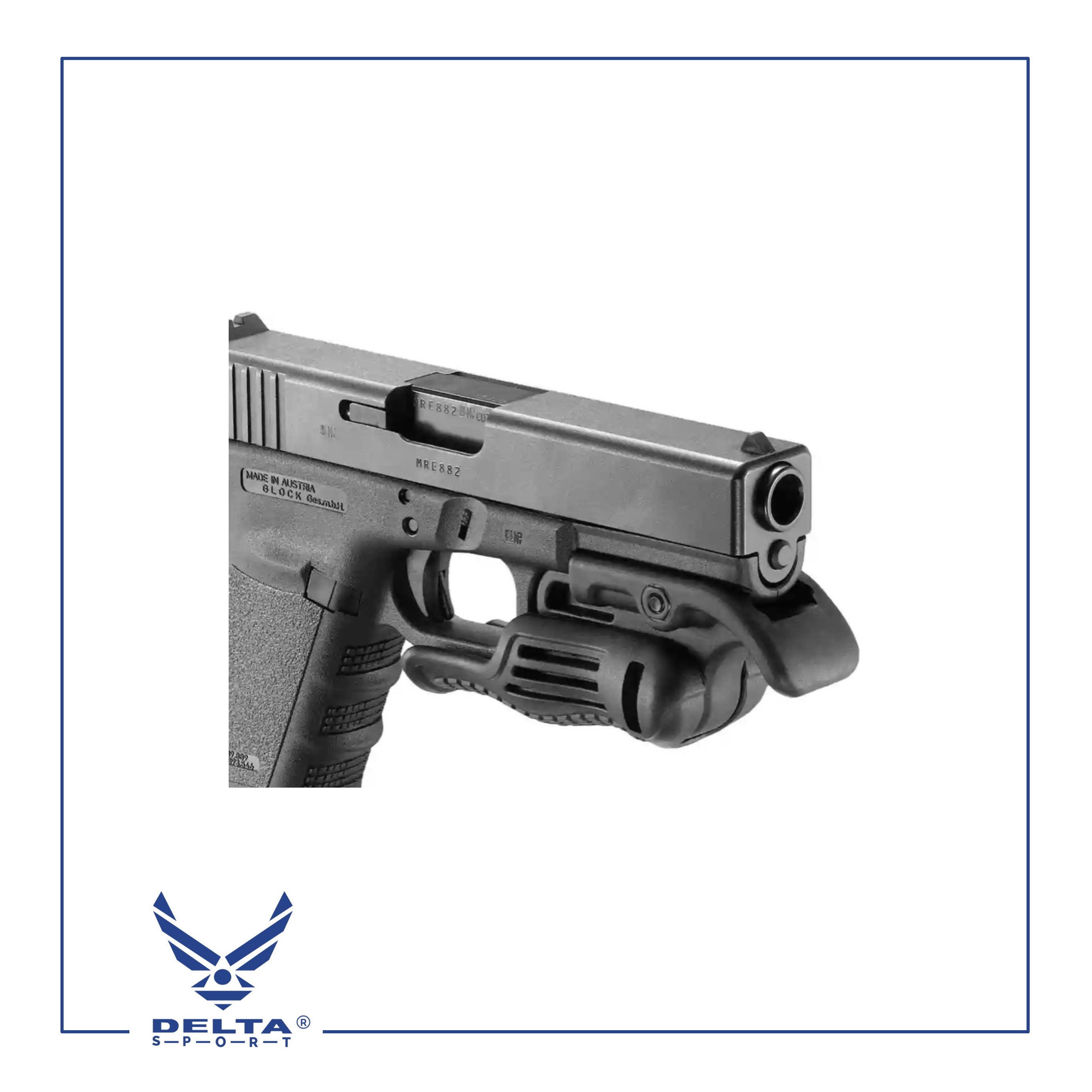 🔹Tactical Folding Foregrip for Handguns & Rifles.