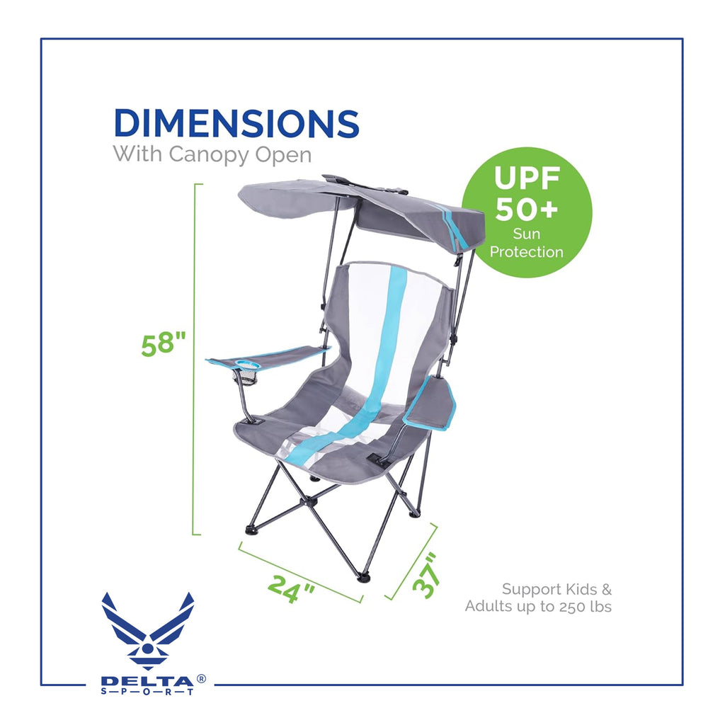 🔹Kelsyus Original Foldable
Canopy Chair.
