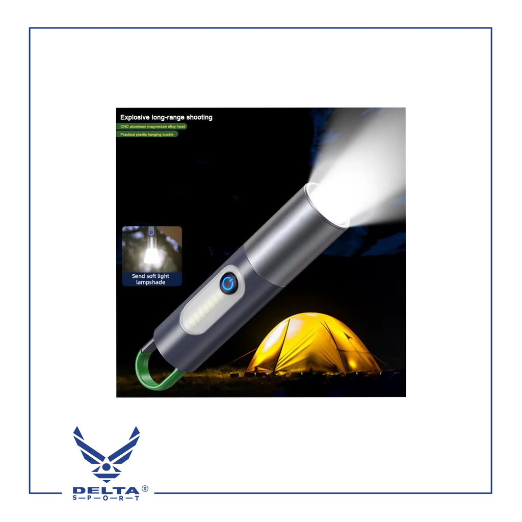 🔹Telescopic Camping Flashlight & Lantern.