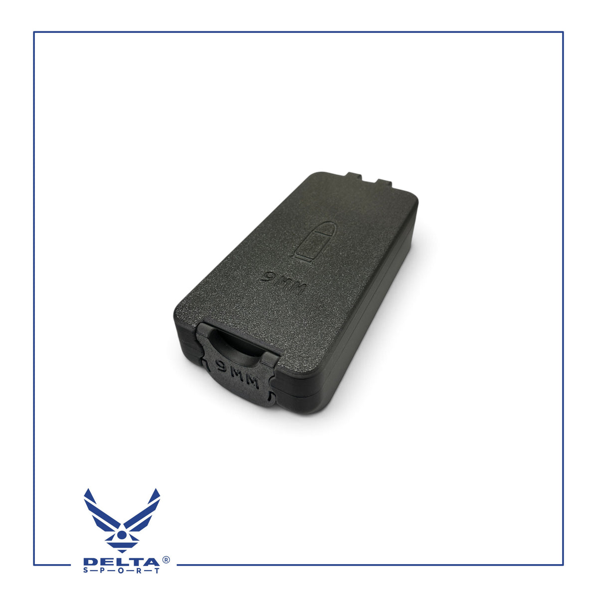 🔹DELTASPORT® 9MM Ammo Storage Case – 50 Rounds.