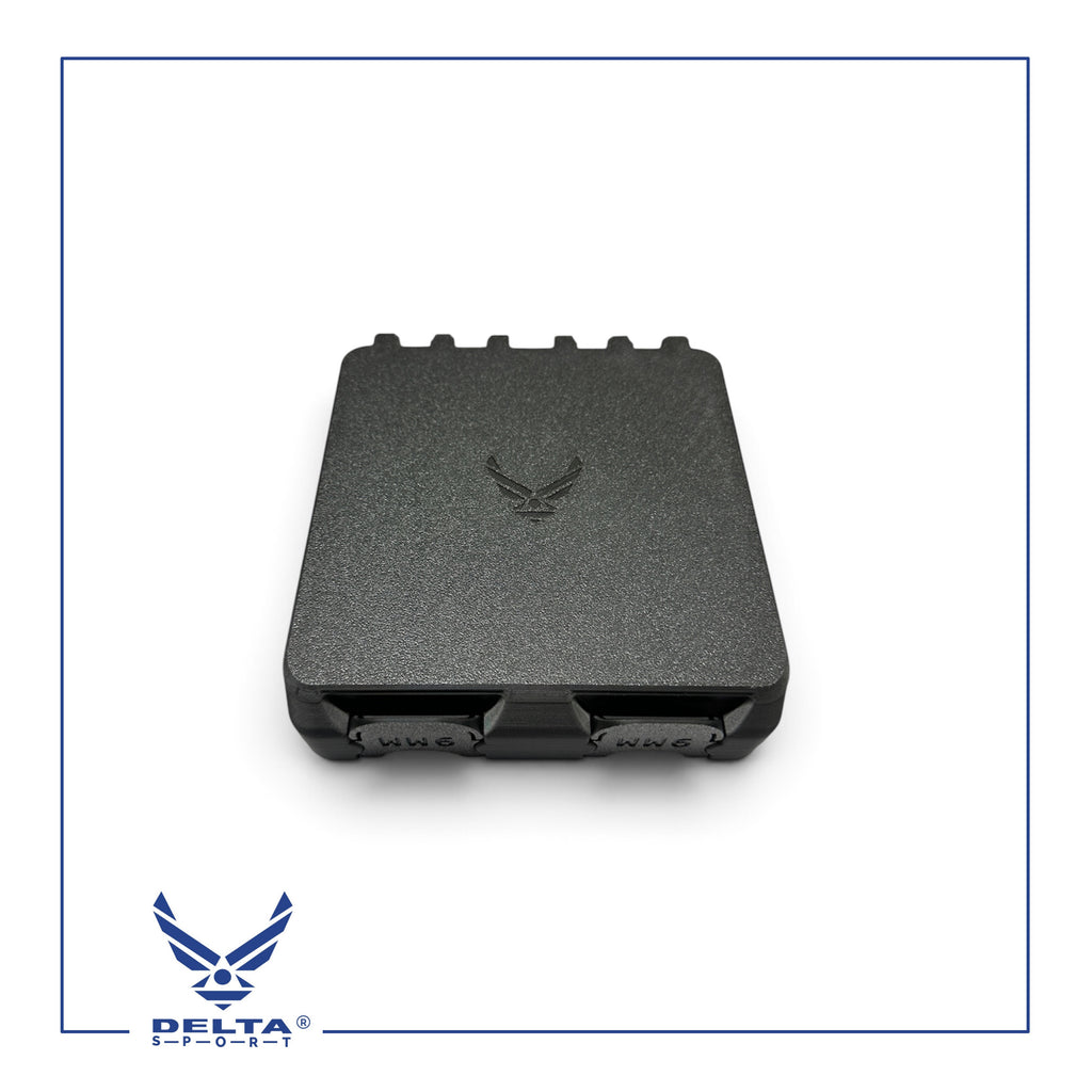 🔹DELTASPORT® 9MM Ammo Storage Case – 100 Rounds.
