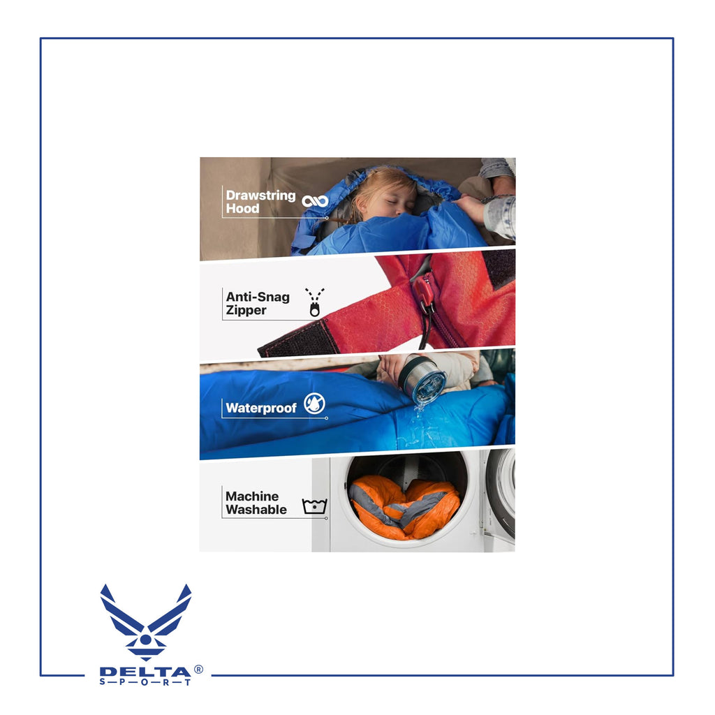 🔹MalloMe Sleeping Bags for Adults Cold Weather & Warm.
