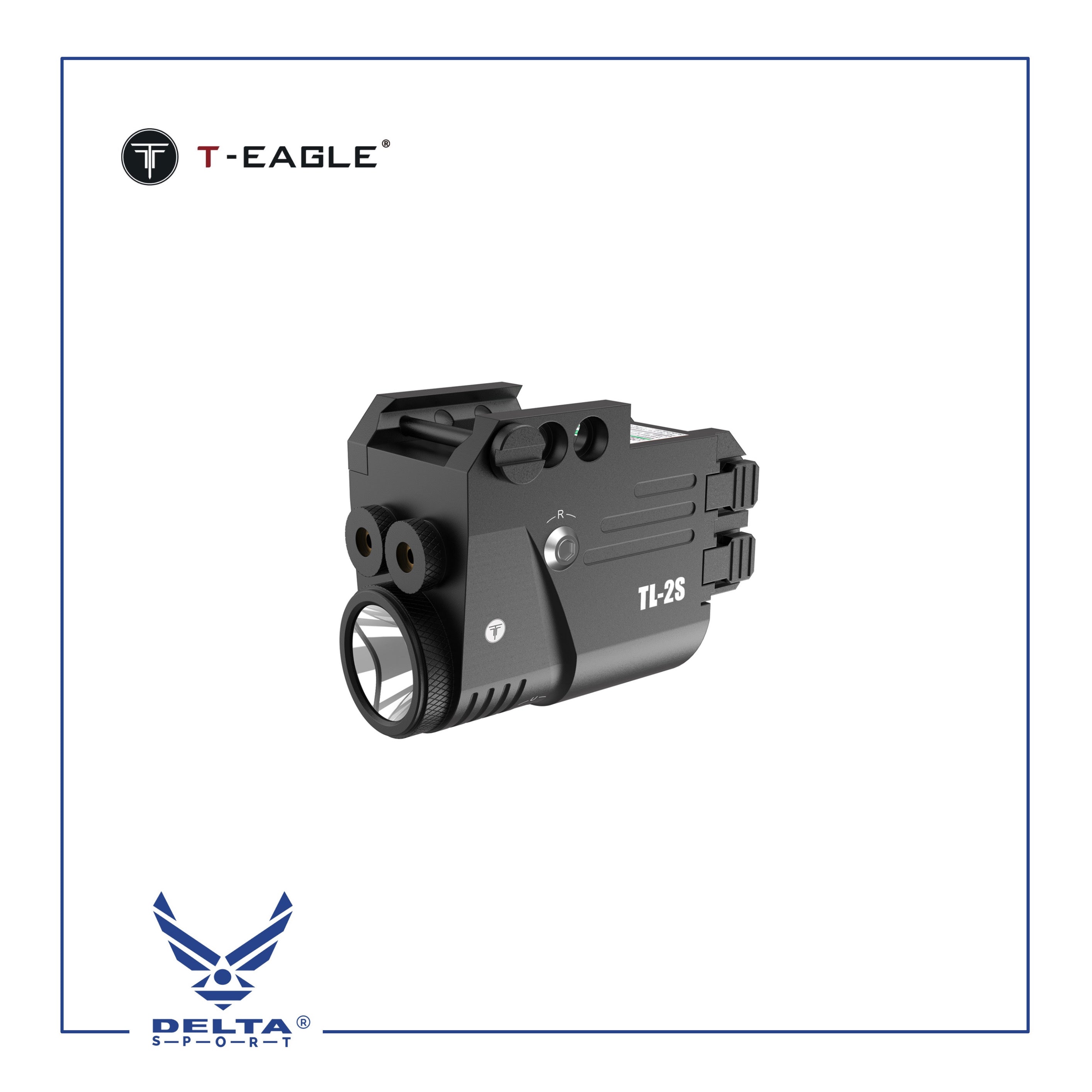 🔹T-EAGLE TL-2S Flashlight With Laser.