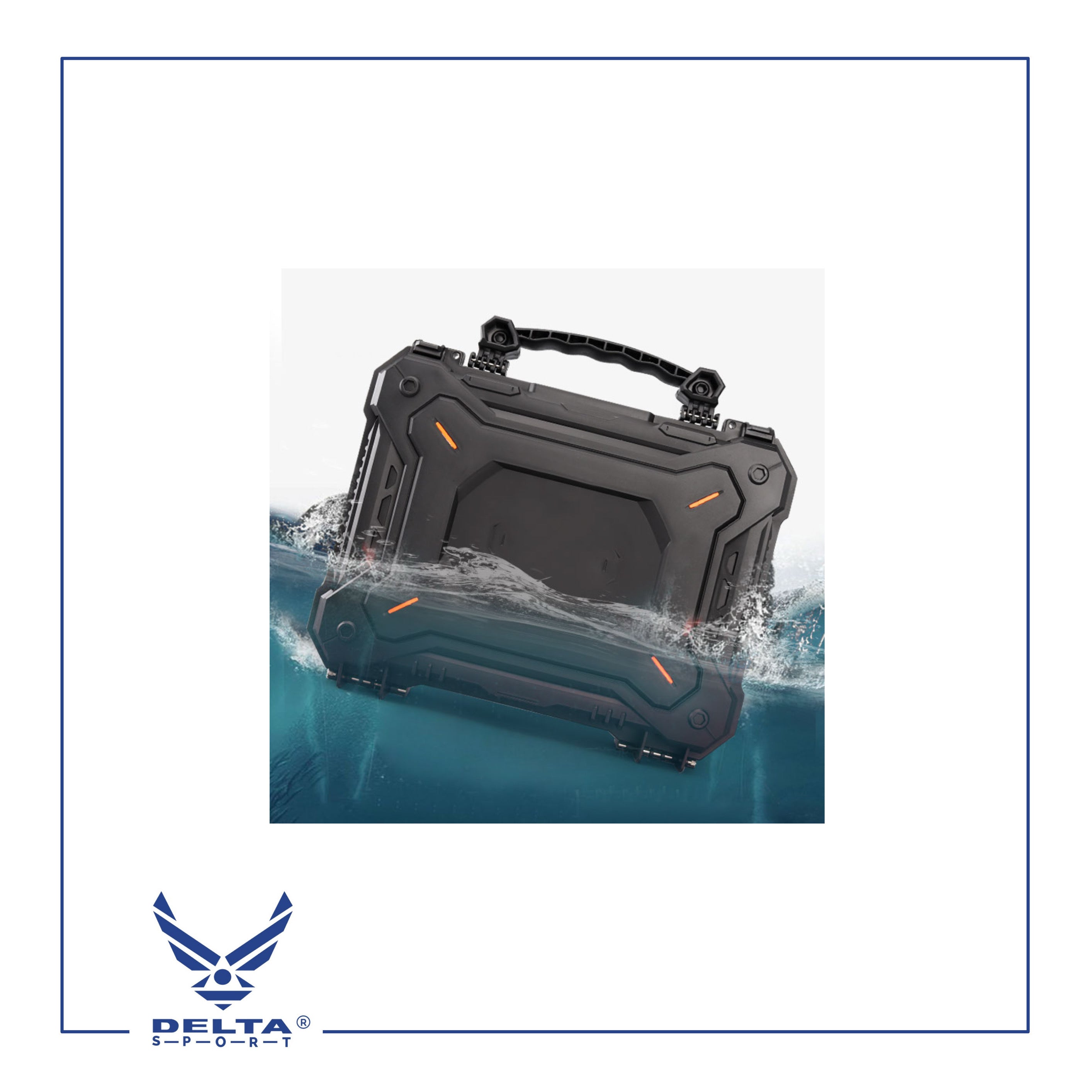 🔹Portable Waterproof Tactical Hard Case Dustproof Tools Storage Box Carrying Case.