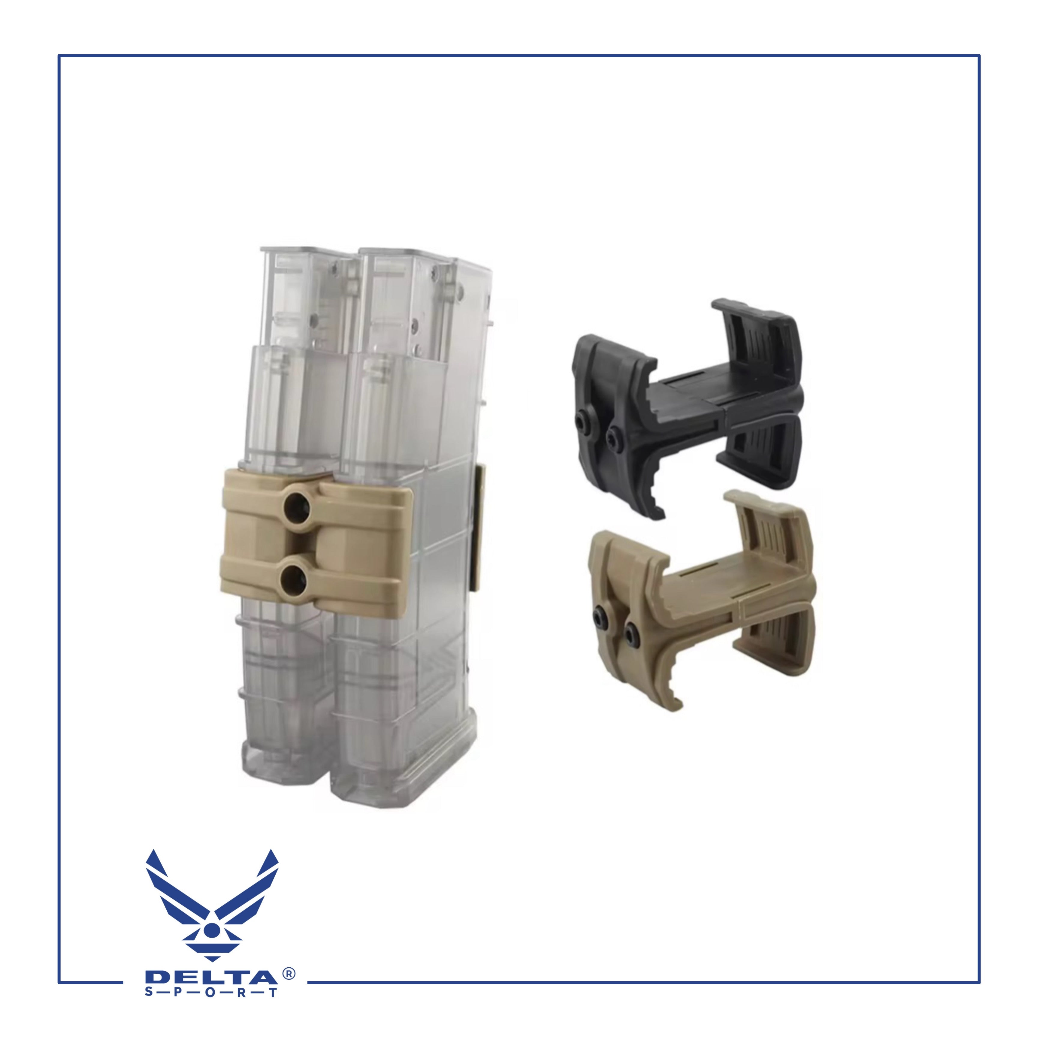🔹Universal Clip Rifle Dual Parallel Magazine for AK AR15 M4.