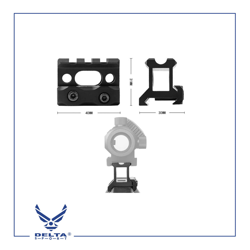 🔹UTG Red Dot Riser Mount.