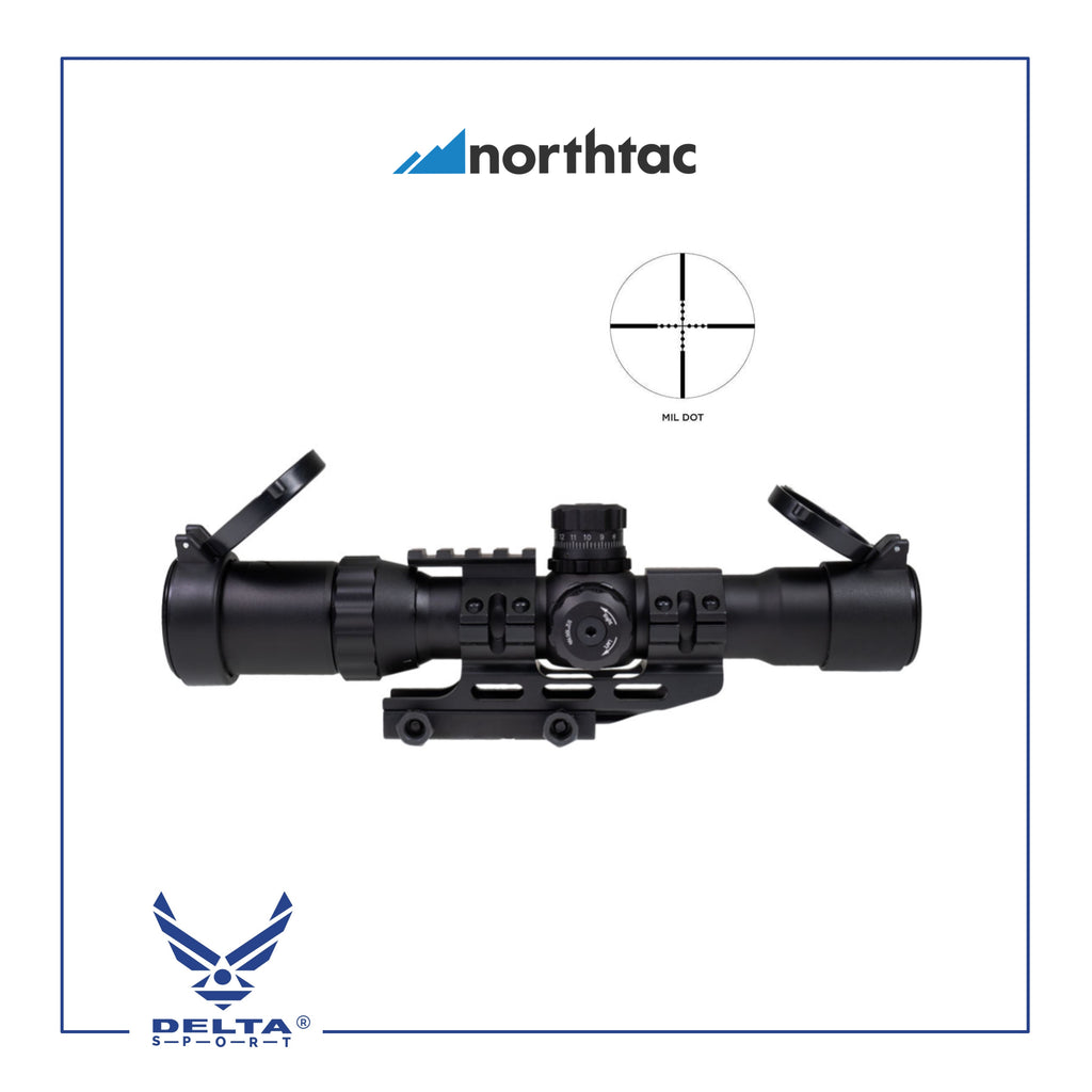 🔹Northtac ASSAULT OPTIC 1-4X28 LPVO RIFLESCOPE.