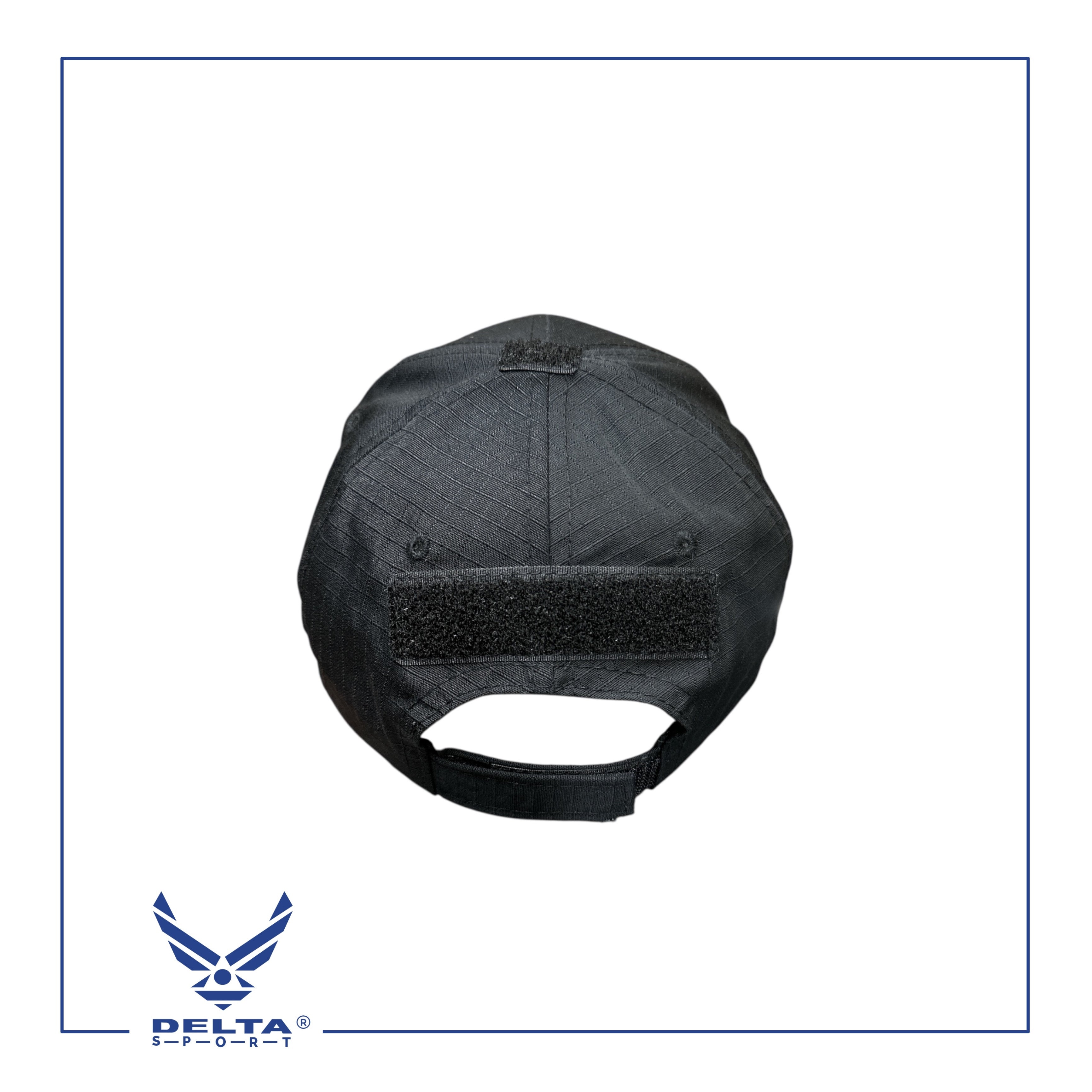🔹DELTA Black Ripstop Tactical Cap.