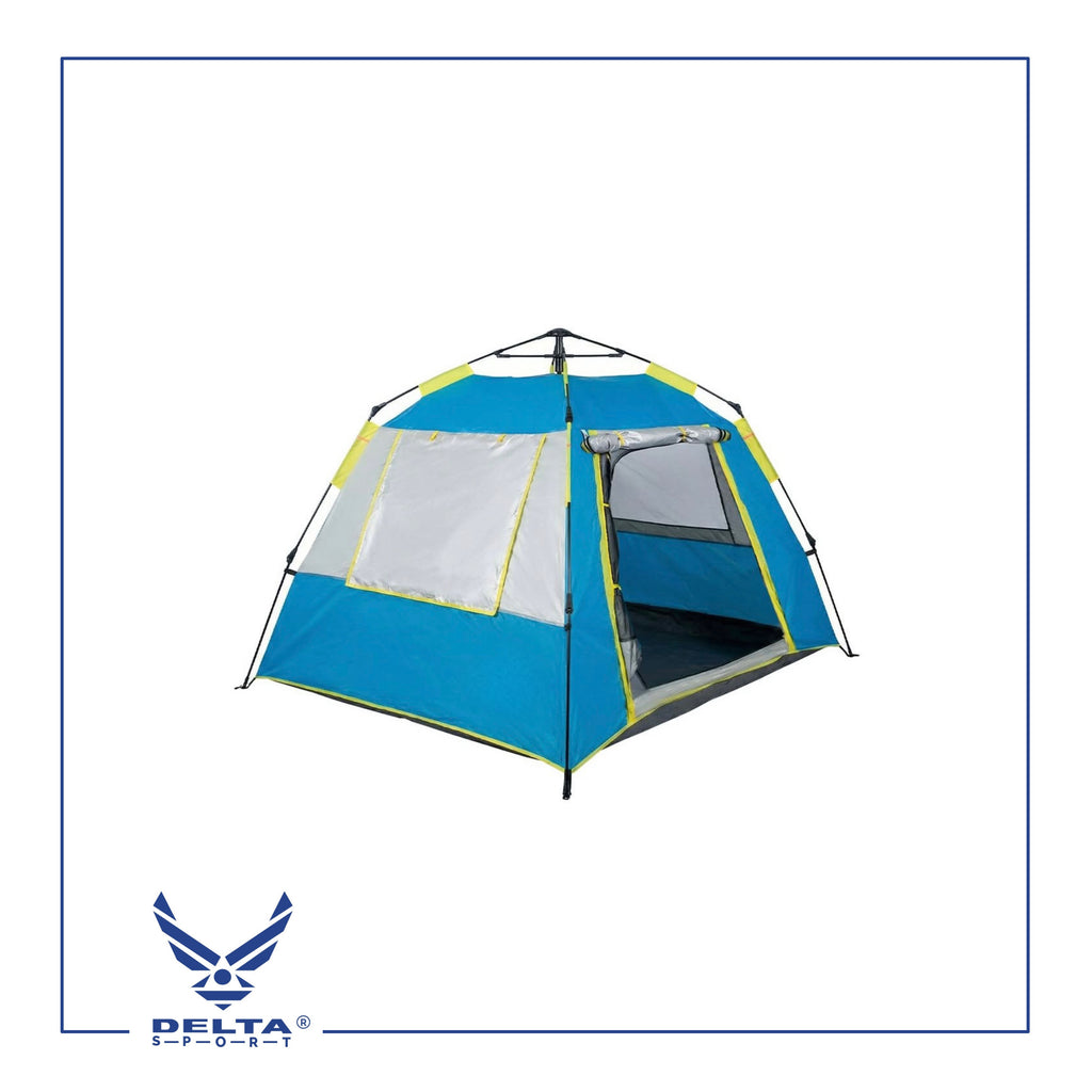 🔹Fully Automatic Setup Tent for 2–3 Persons with 3 Windows.