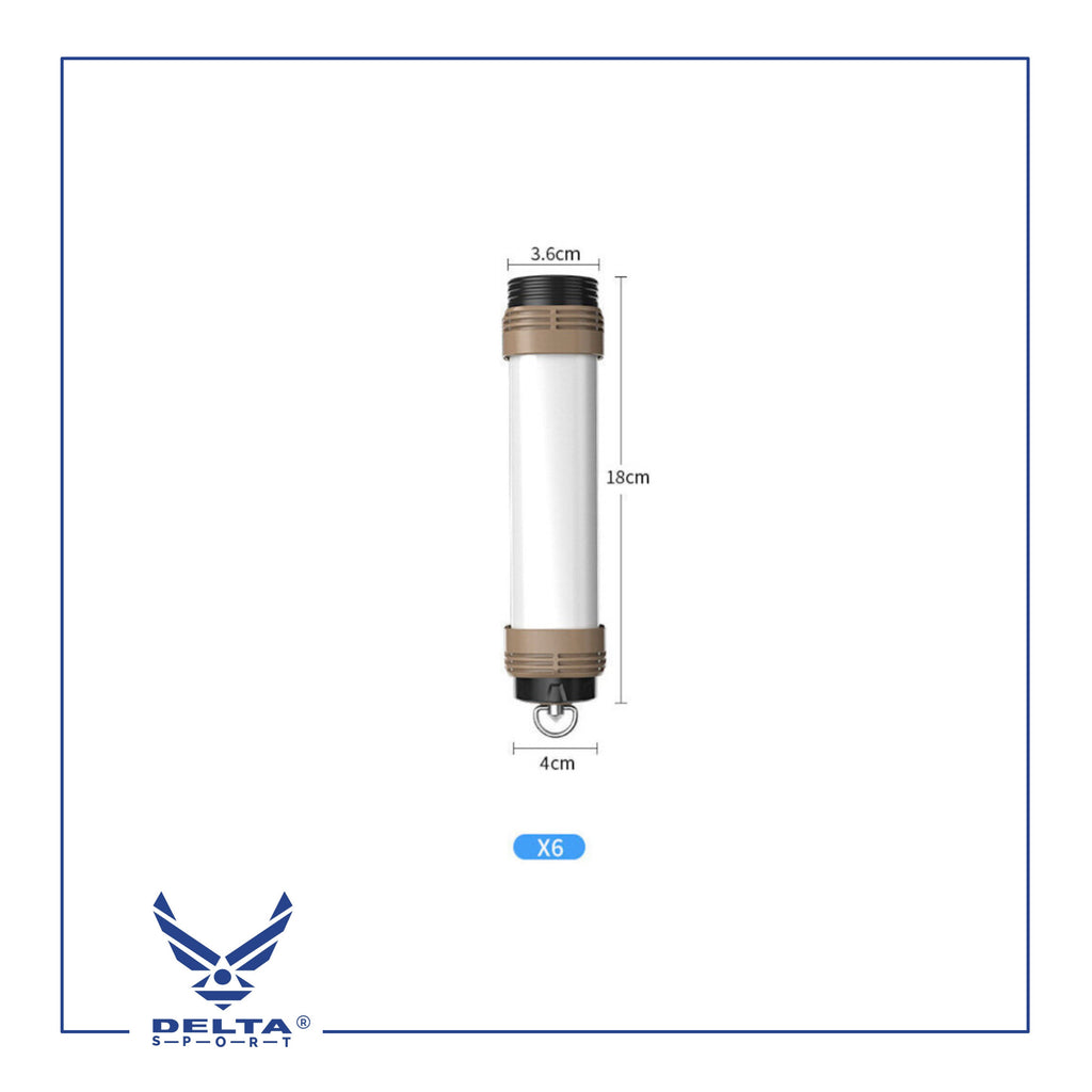 🔹Rechargeable Functional Flashlight X6-60B (18cm).
