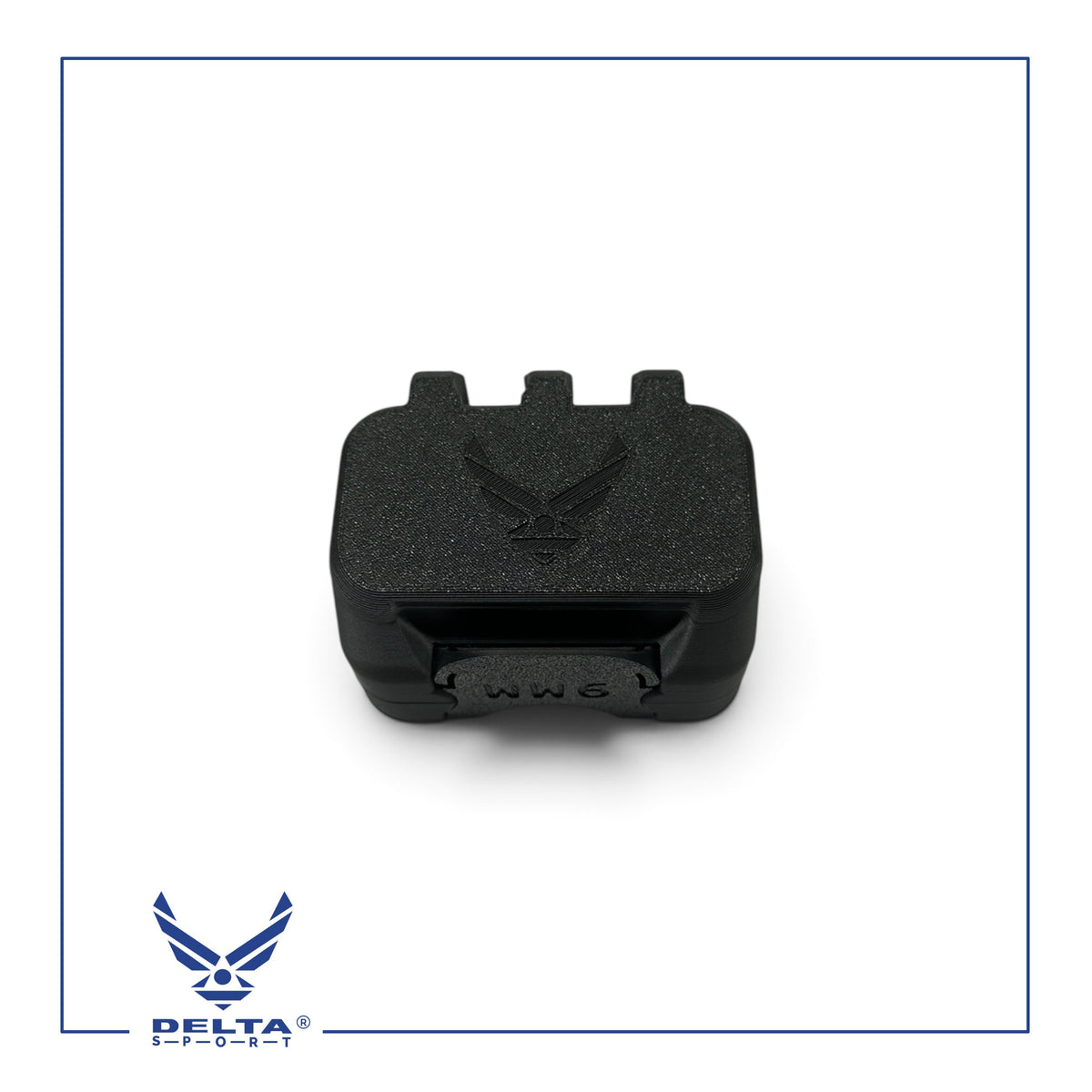 🔹DELTASPORT® 9MM Ammo Storage Case – 18 Rounds.