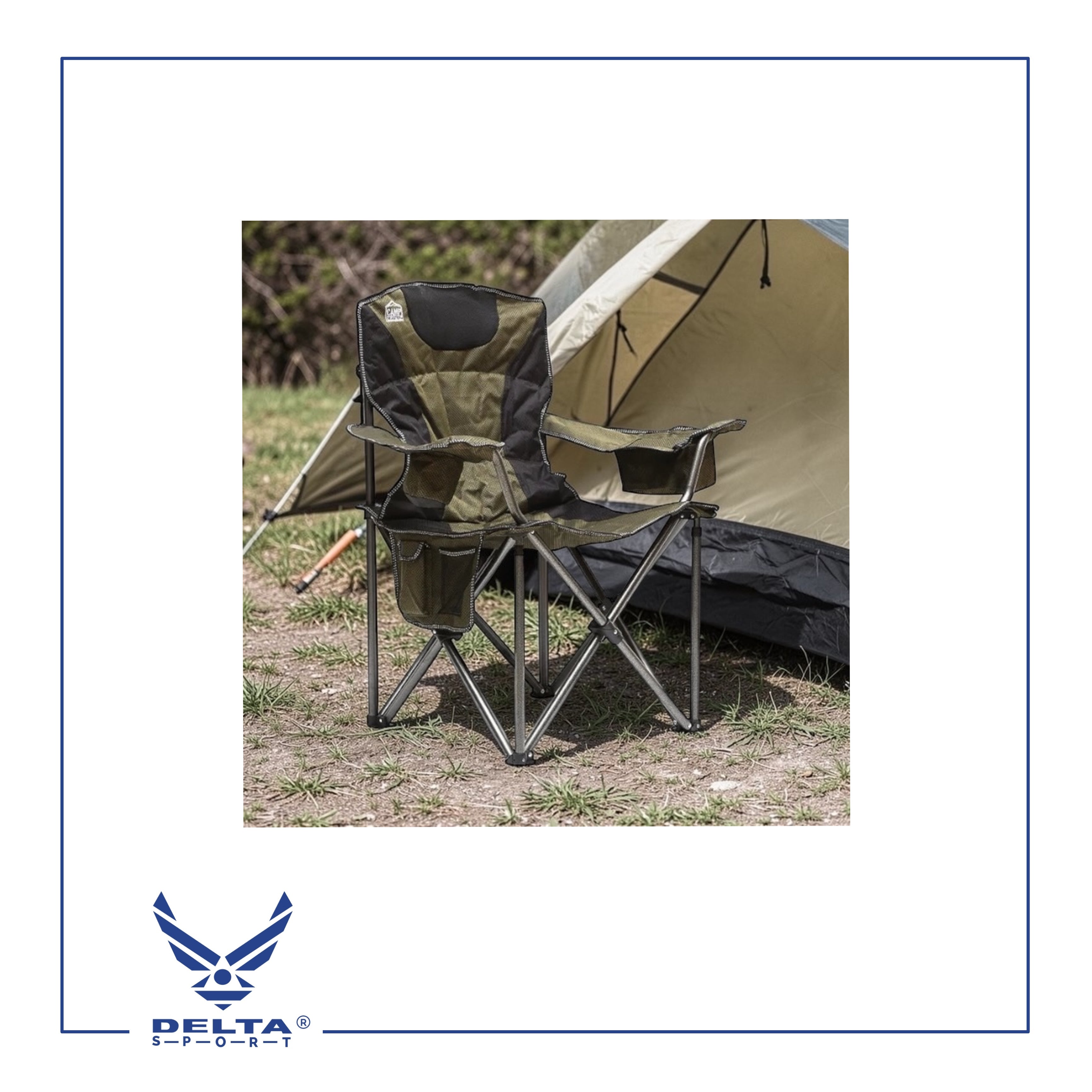 🔹Campmaster Portable Folding Camping Chair.