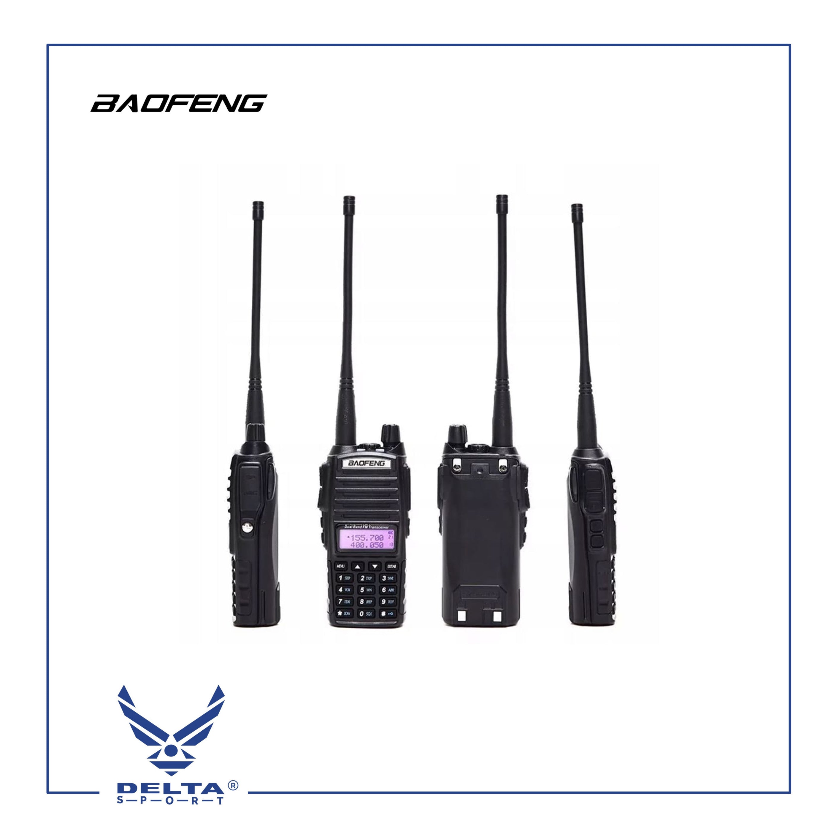 🔹BAOFENG UV-82 (BF112) 8W Two Way Radio UHF VHF Dual-Band Walkie Talkie.