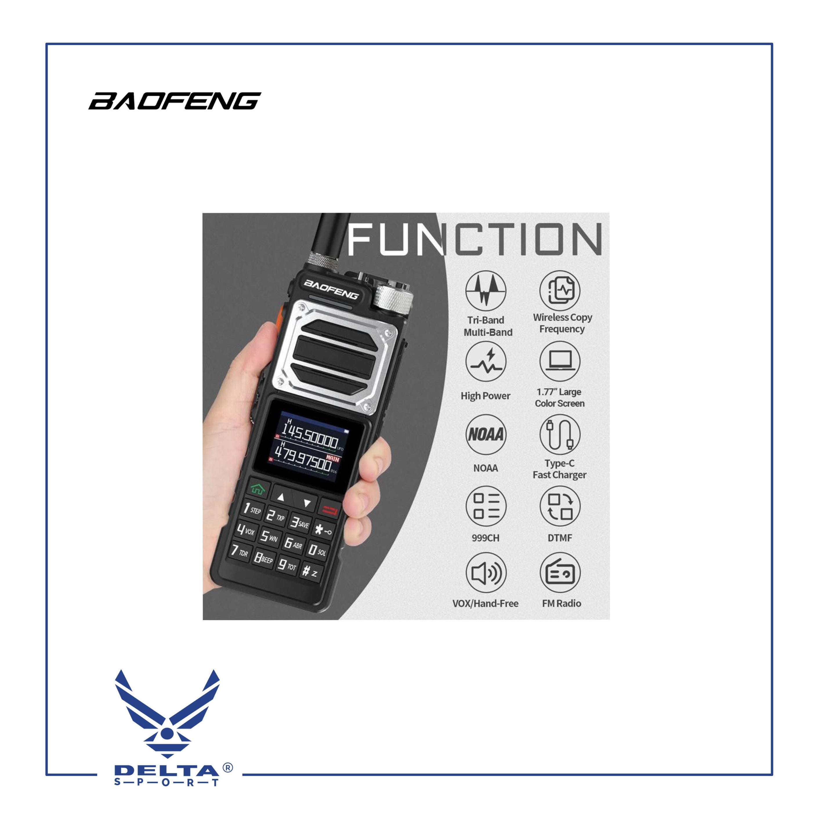 🔹BAOFENG UV-25 Pro Max 10W.