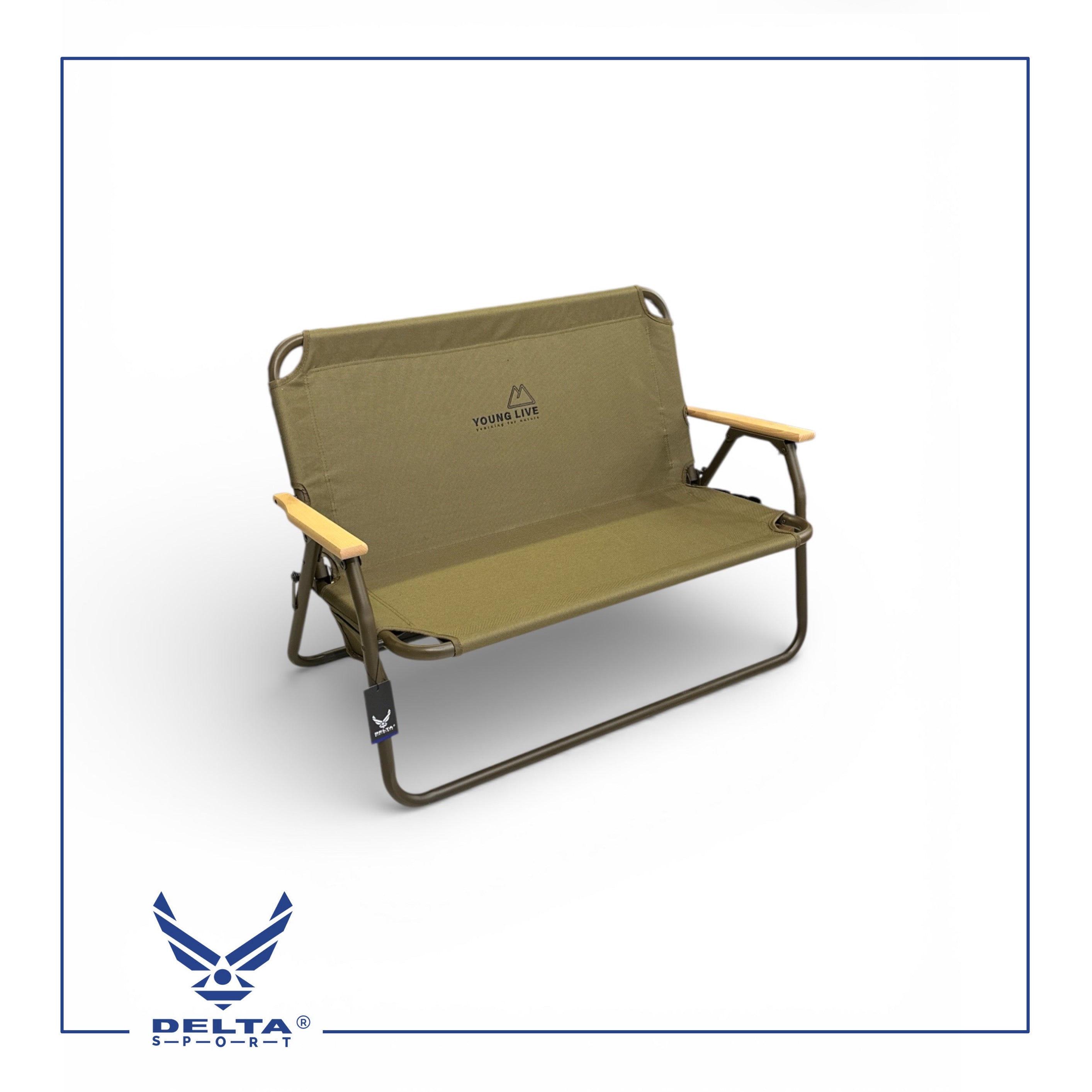 🔹YOUNG LIVE Foldable Double Camping Chair 040.
