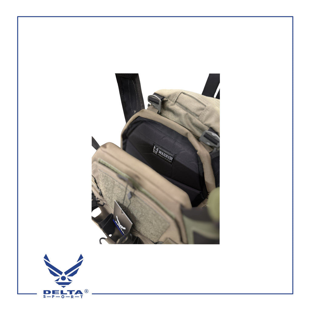 🔹Warrior Laser Cut Plate Carrier V4 – With Assault Backpack.