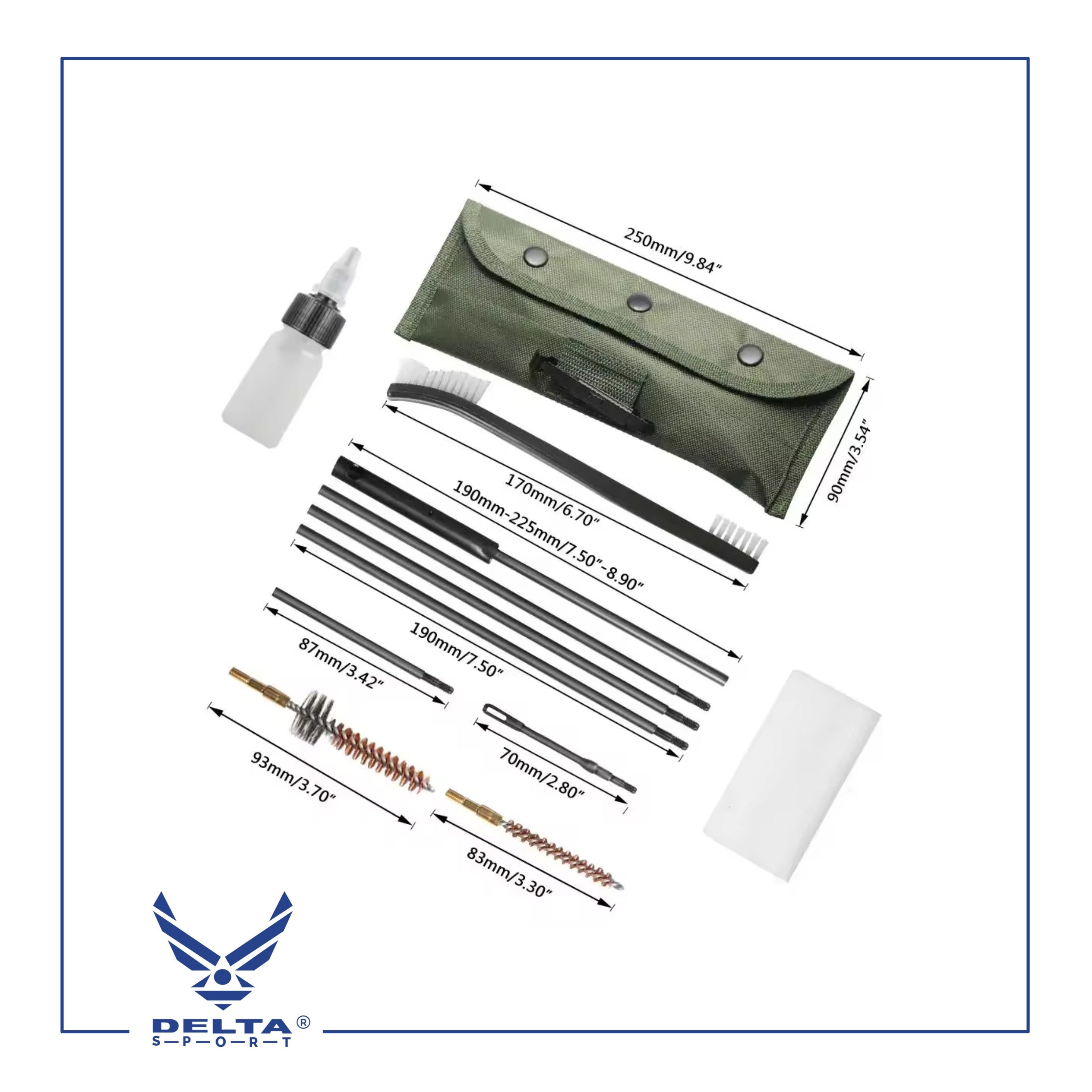 🔹AR15 M16 M4 Gun Brushes Cleaning Kit.