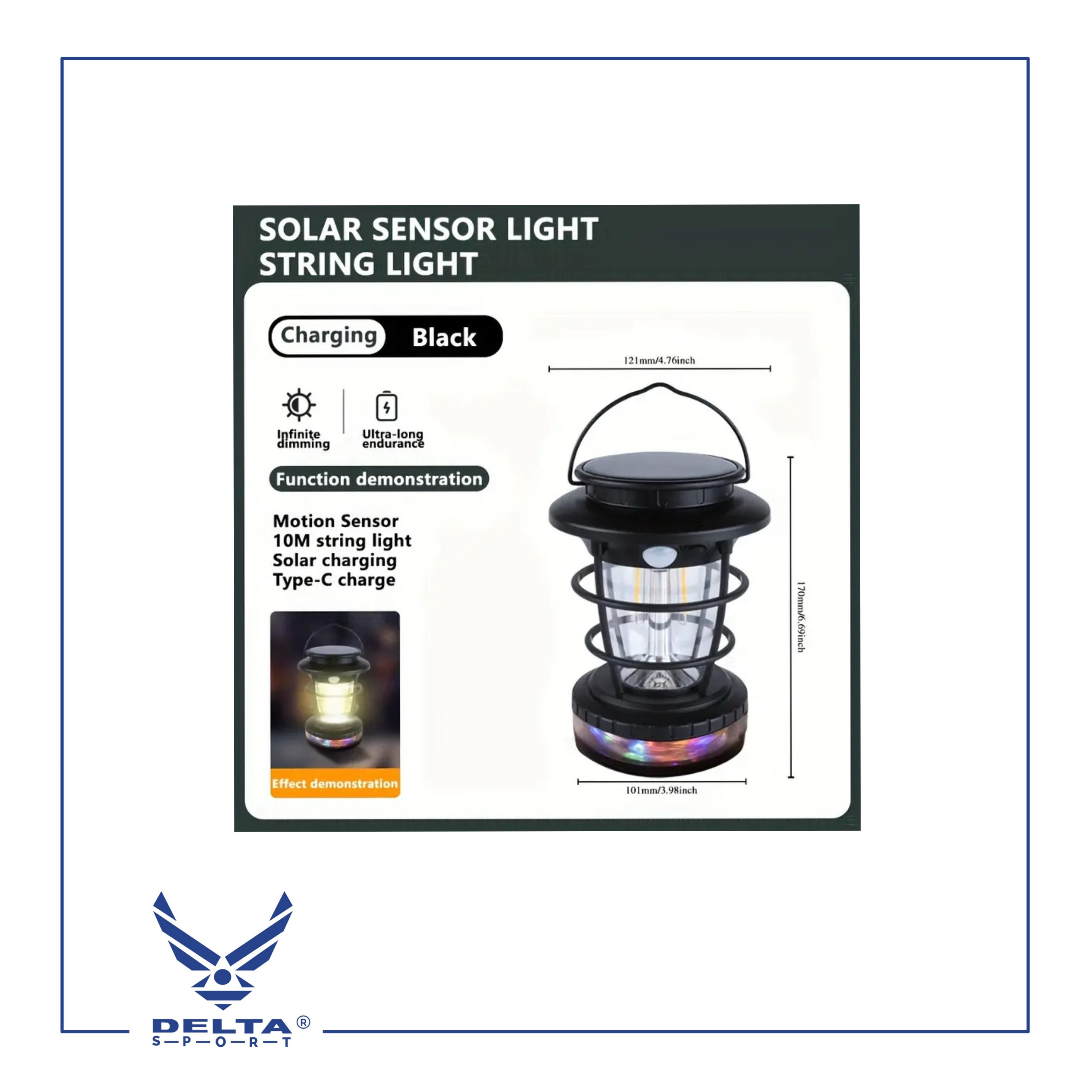 🔹HOP-8819 Solar Sensor Light & String Light.