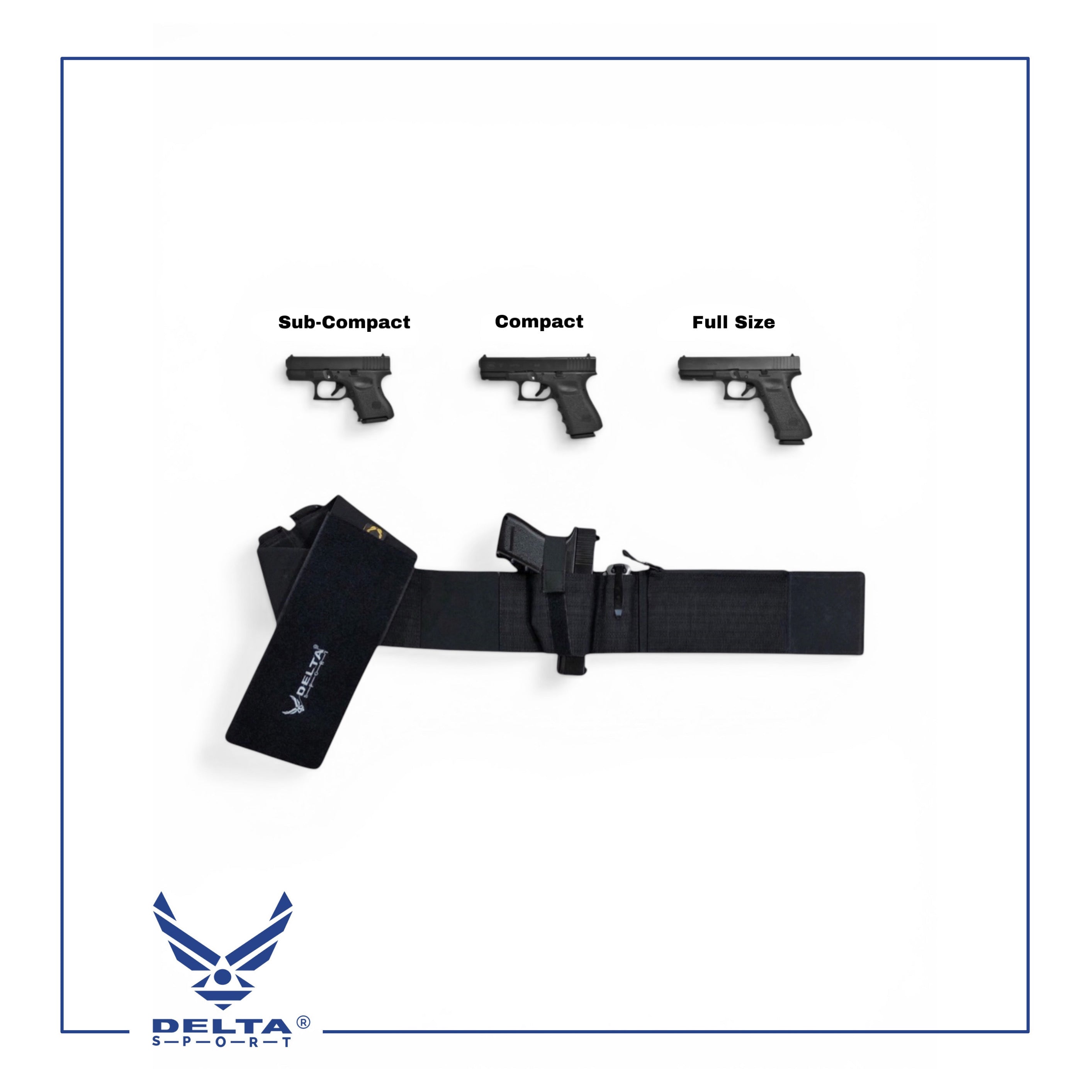 🔹Delta Concealed Carry Belly Band Holster.