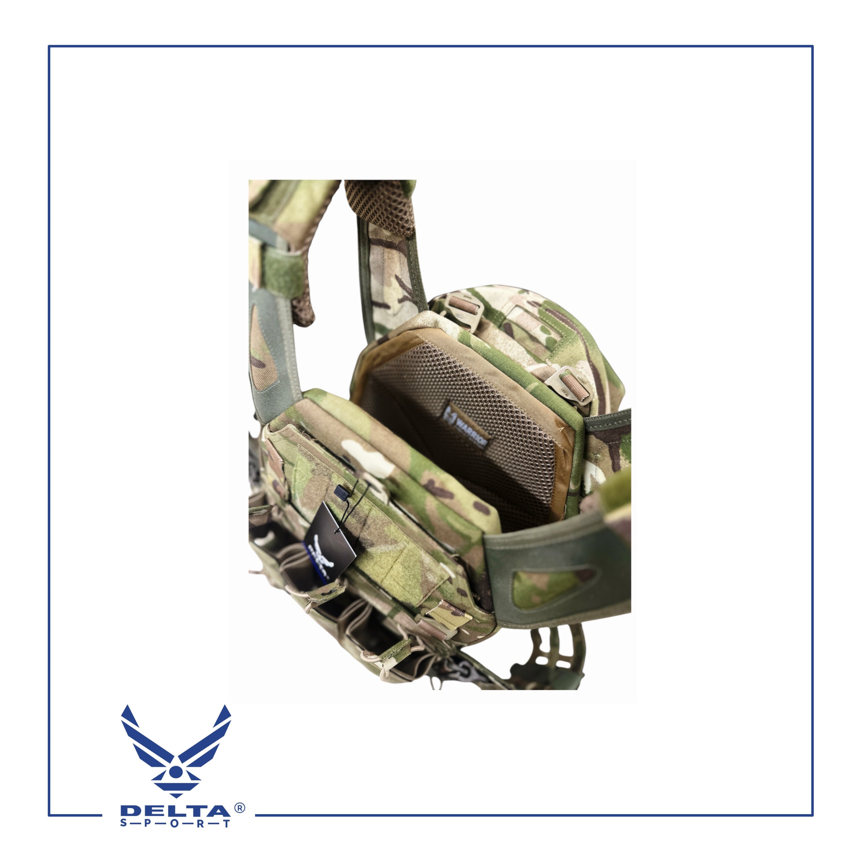 🔹Warrior MultiCam Laser Cut Plate Carrier V4 – With Assault Backpack.