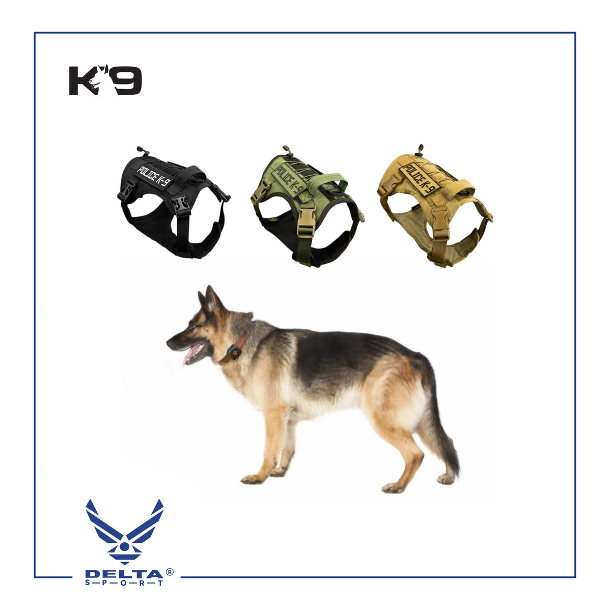 🔹DELTA® Adjustable Dog Harness🦮.