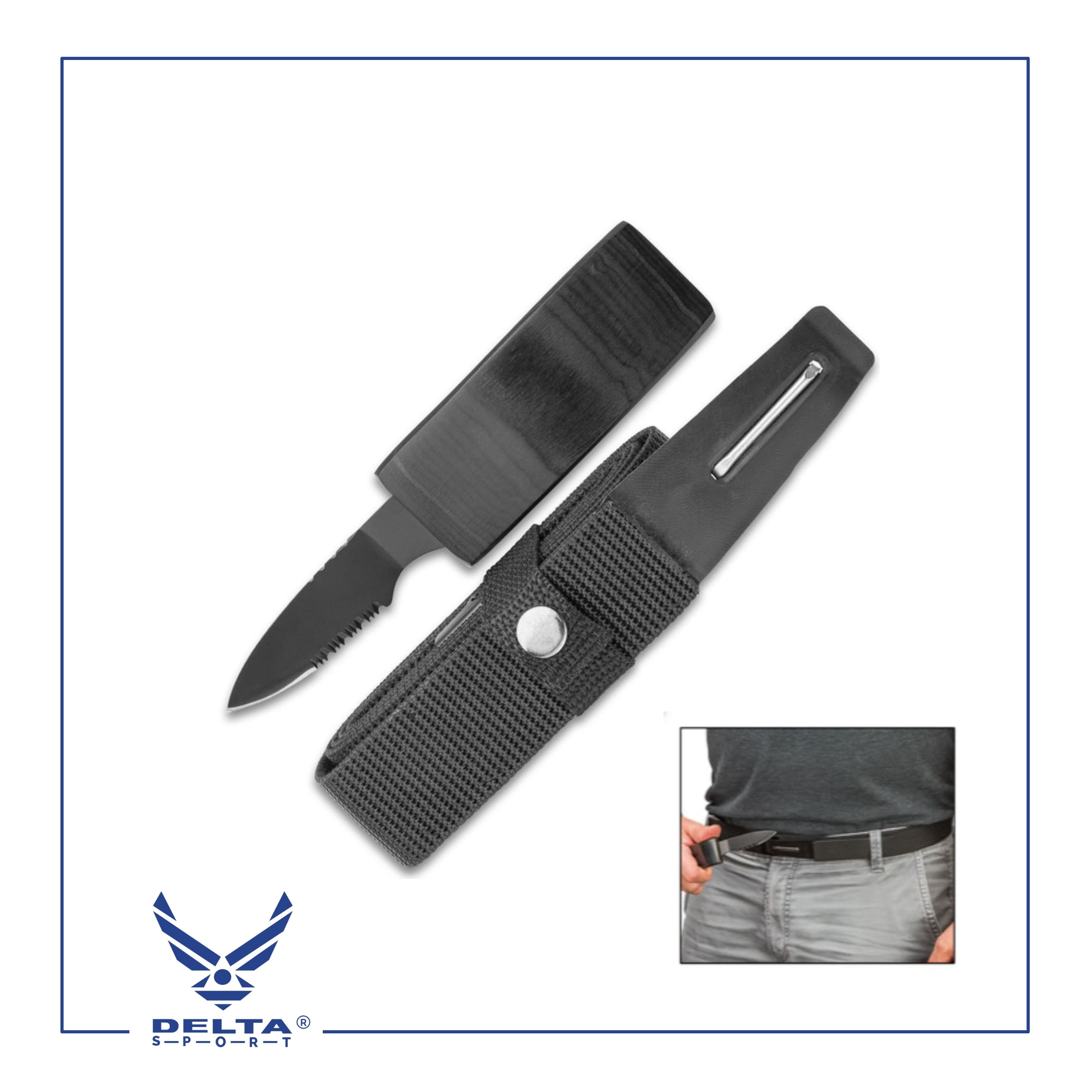 🔹VALOIS Belt With Hidden Knife🇺🇸.