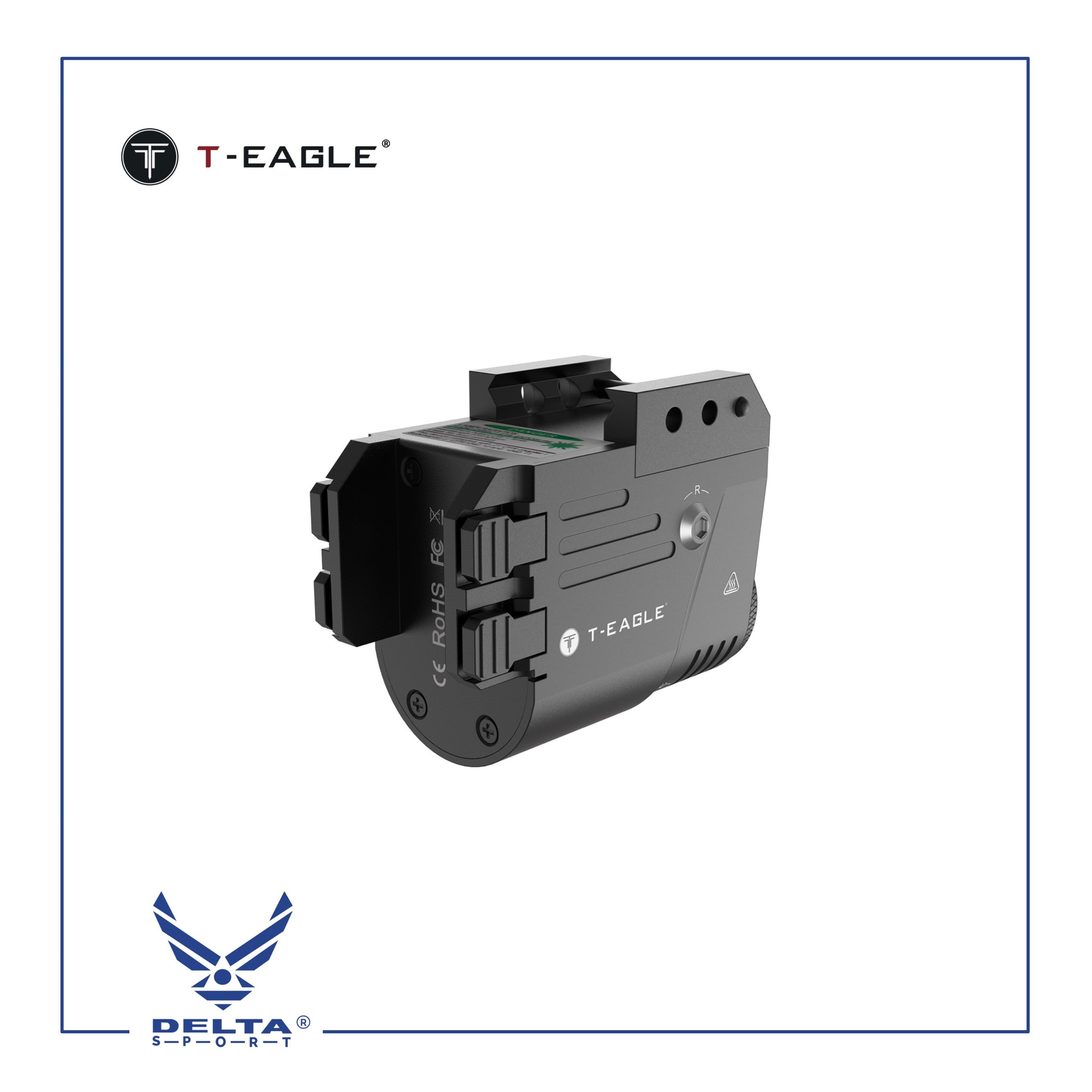 🔹T-EAGLE TL-2S Flashlight With Laser.