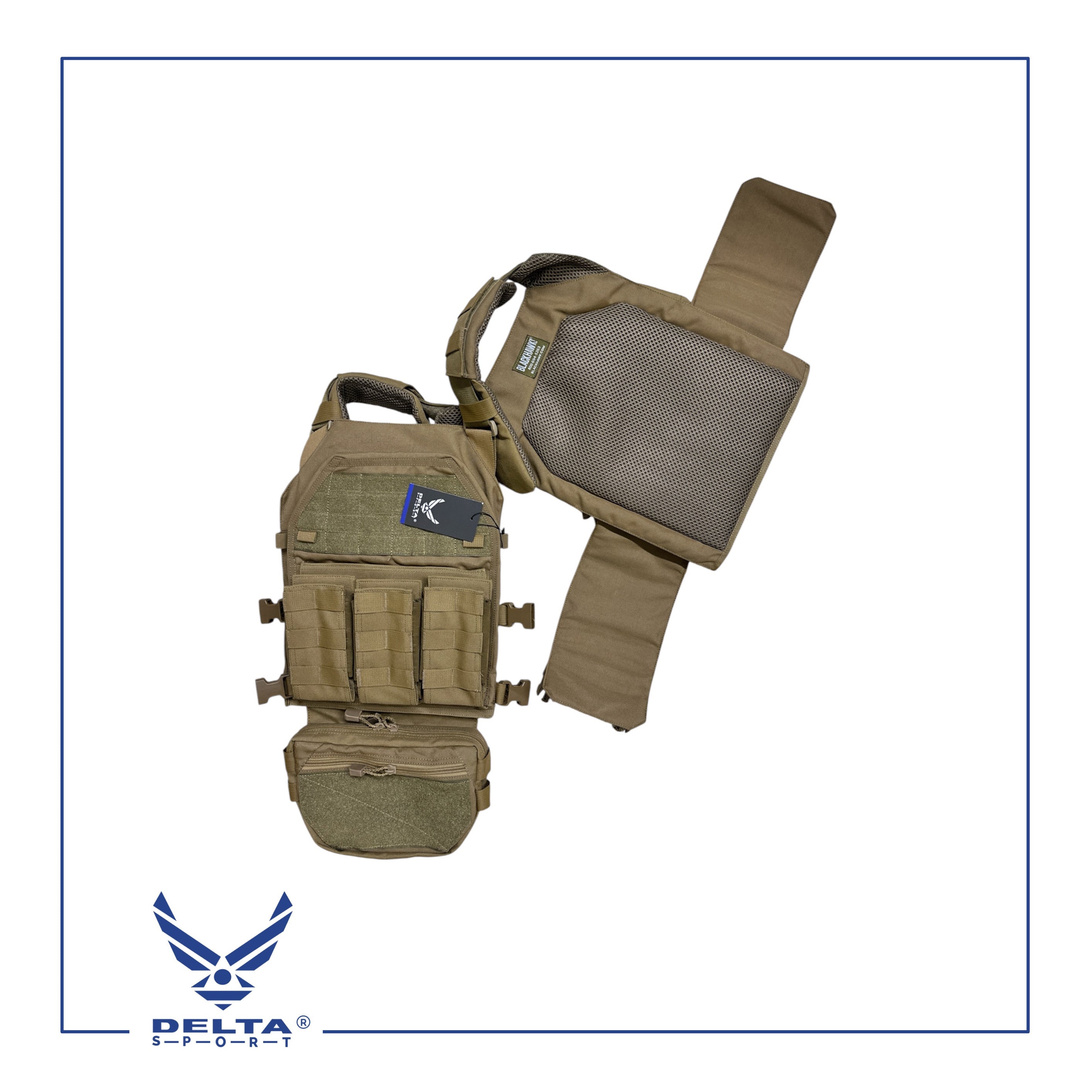 🔹Blackhawk Plate Carrier with Backpack.