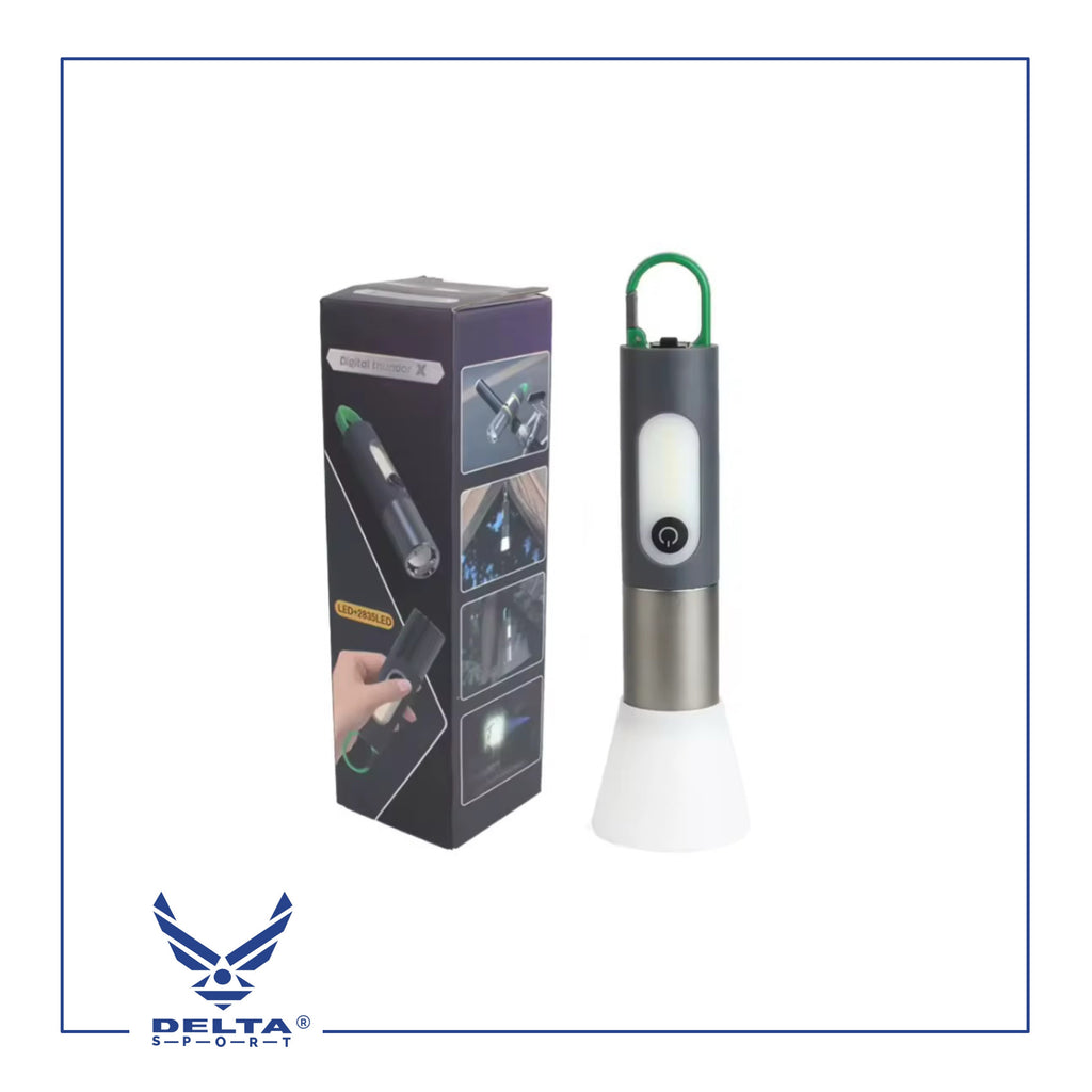 🔹Telescopic Camping Flashlight & Lantern.