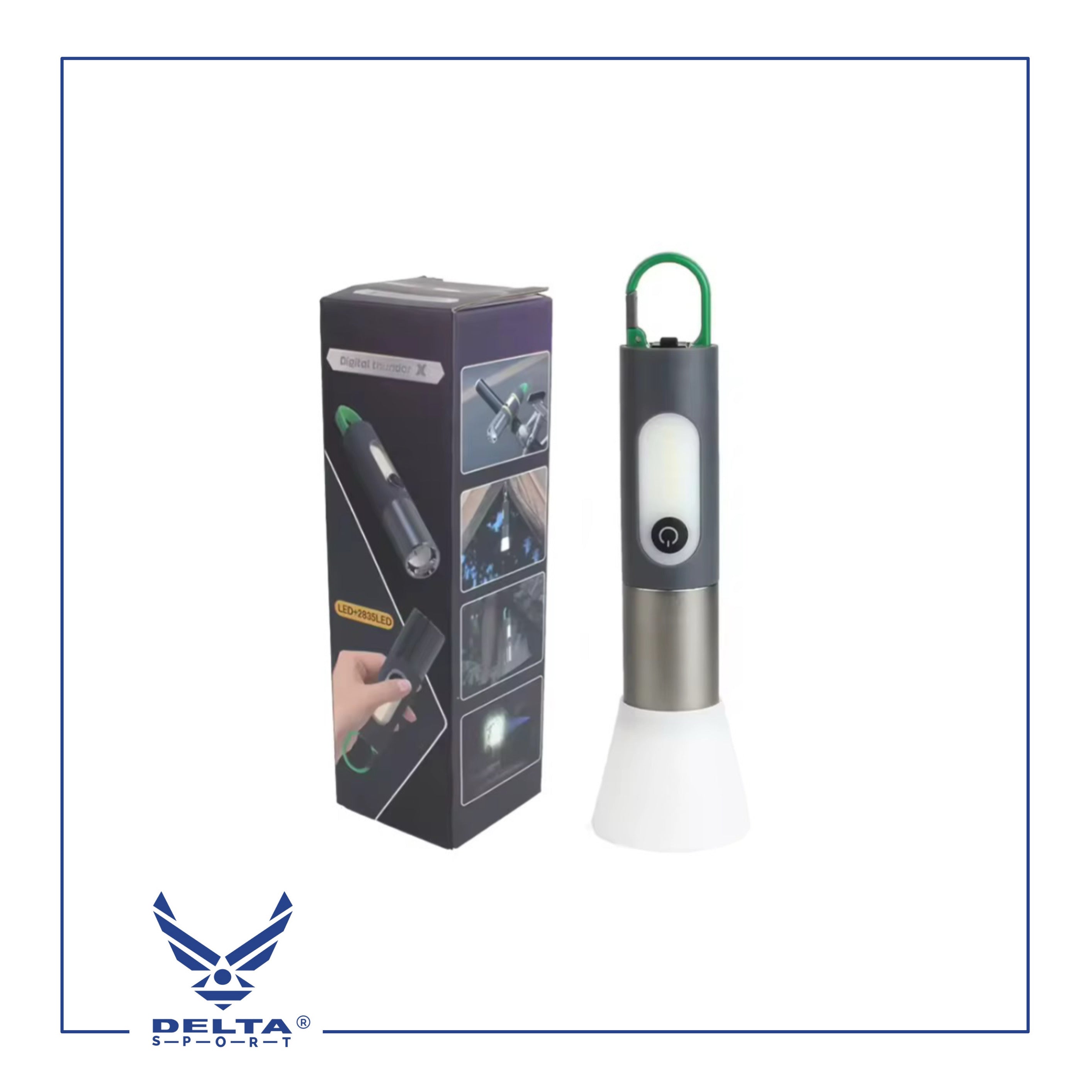 🔹Telescopic Camping Flashlight & Lantern.