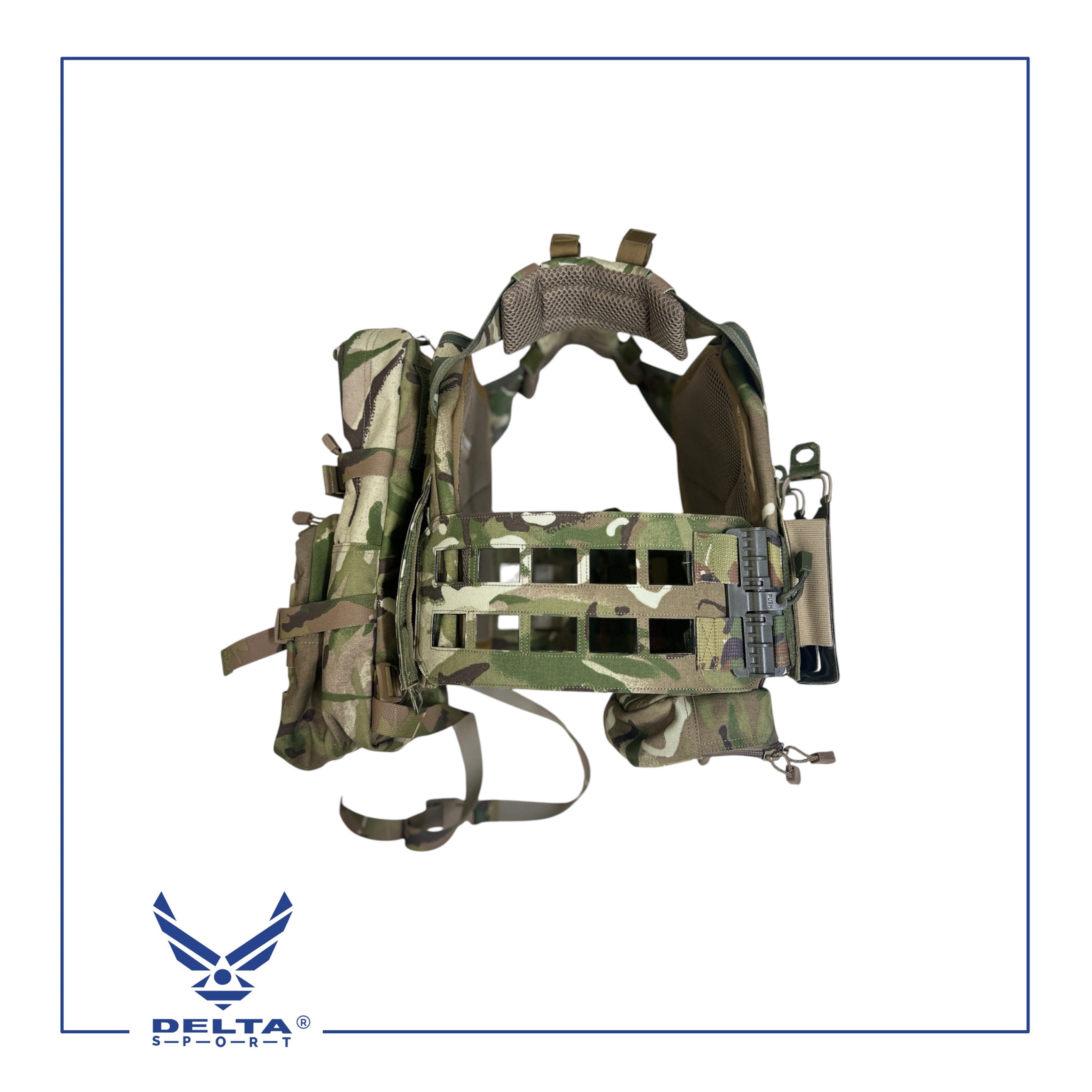 🔹Warrior MultiCam Laser Cut Plate Carrier V4 – With Assault Backpack.