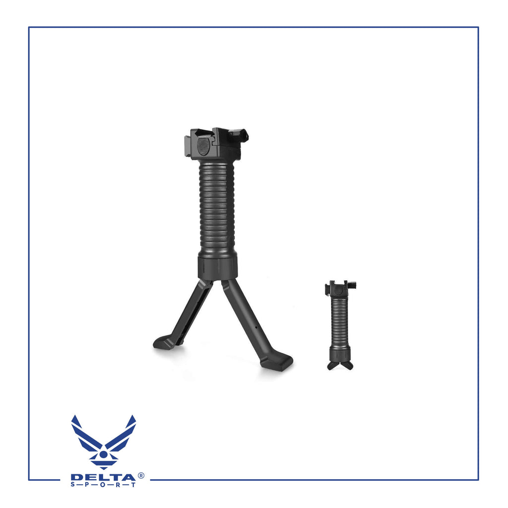 🔹Tactical Retractable Bipod Grip.