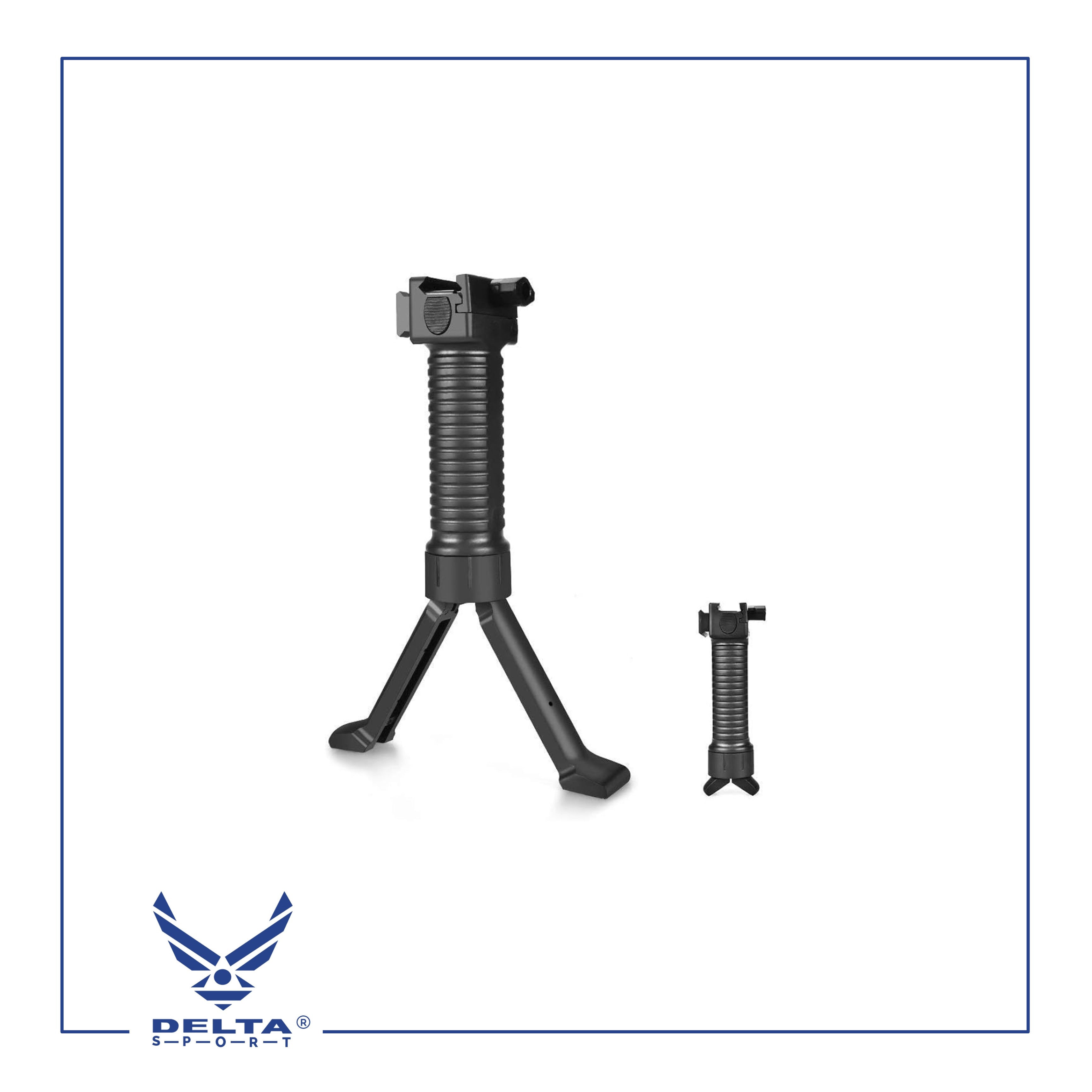 🔹Tactical Retractable Bipod Grip.