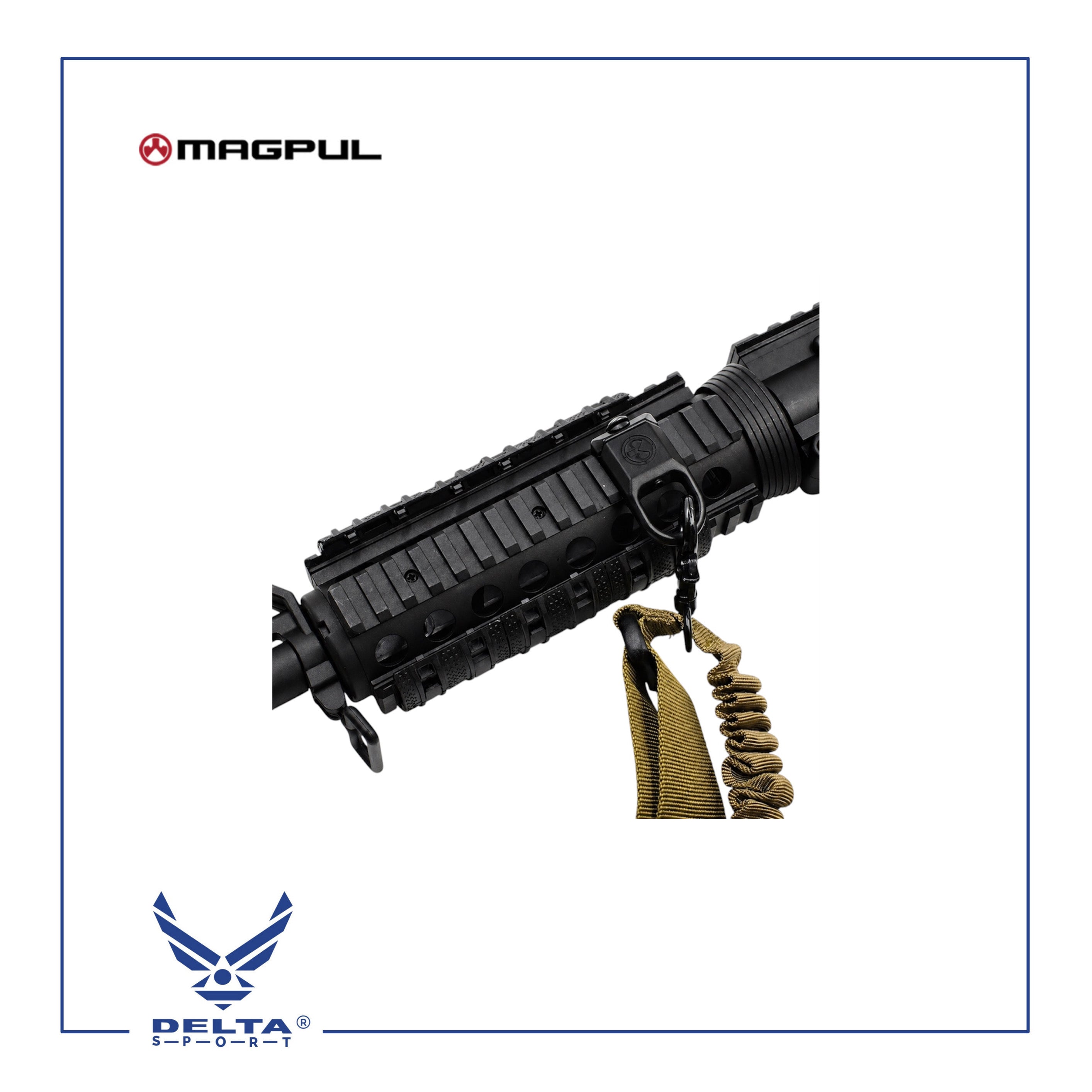🔹MAGPUL® Picatinny Rail Sling Attachment.