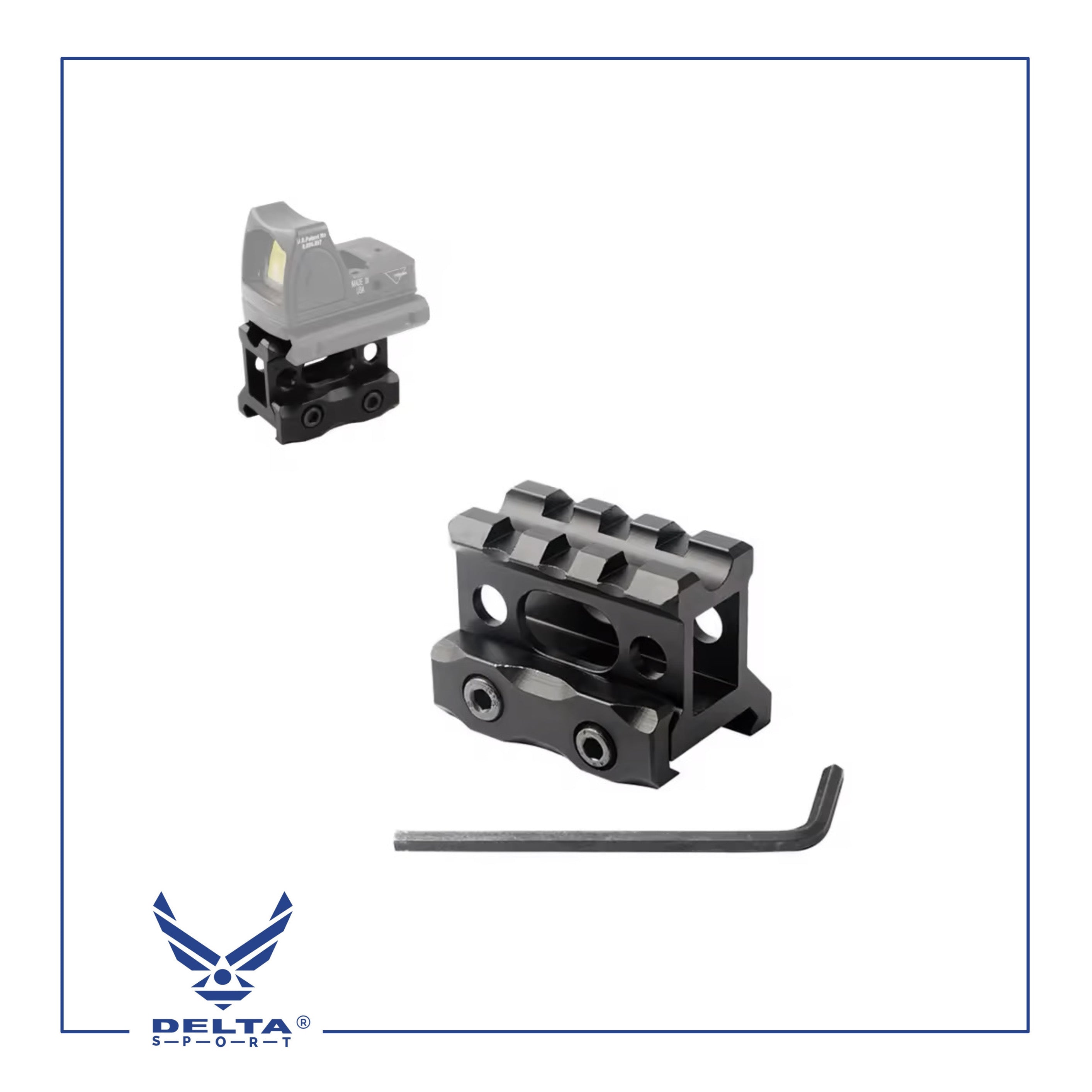 🔹UTG Red Dot Riser Mount.