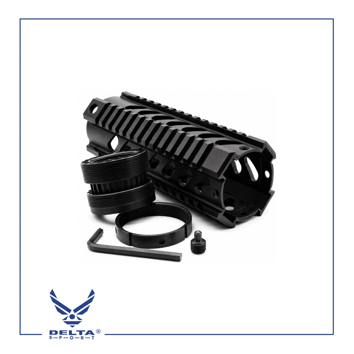 🔹AR-15 / M16 7” Quad Rail Handguard.