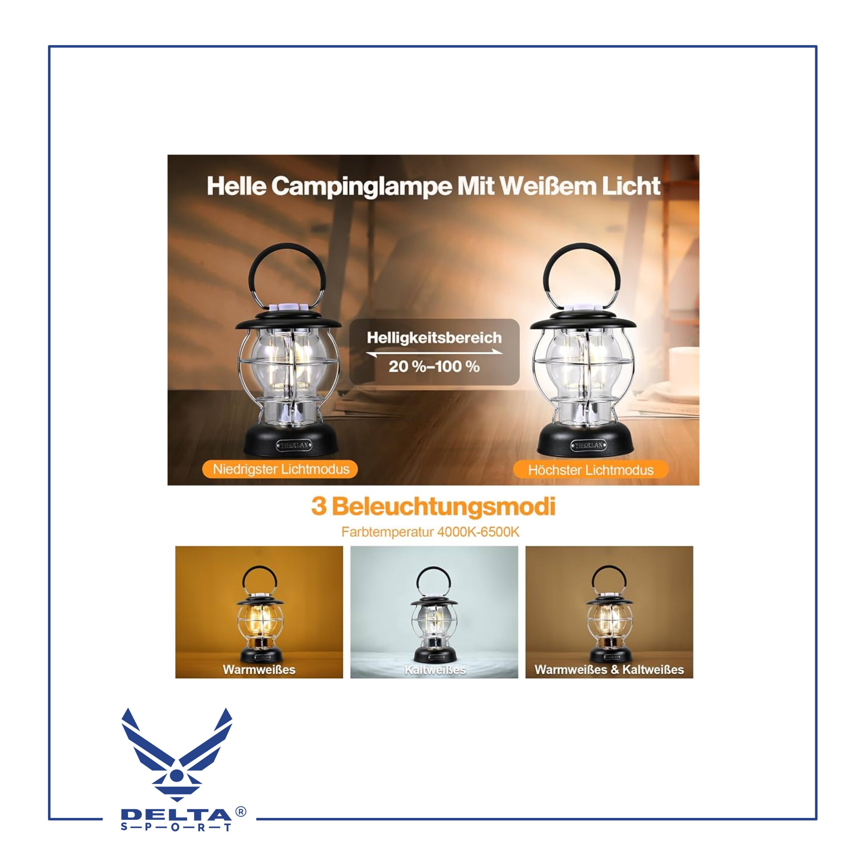 🔹Rechargeable Retro Camping Lamp TM-LY08.