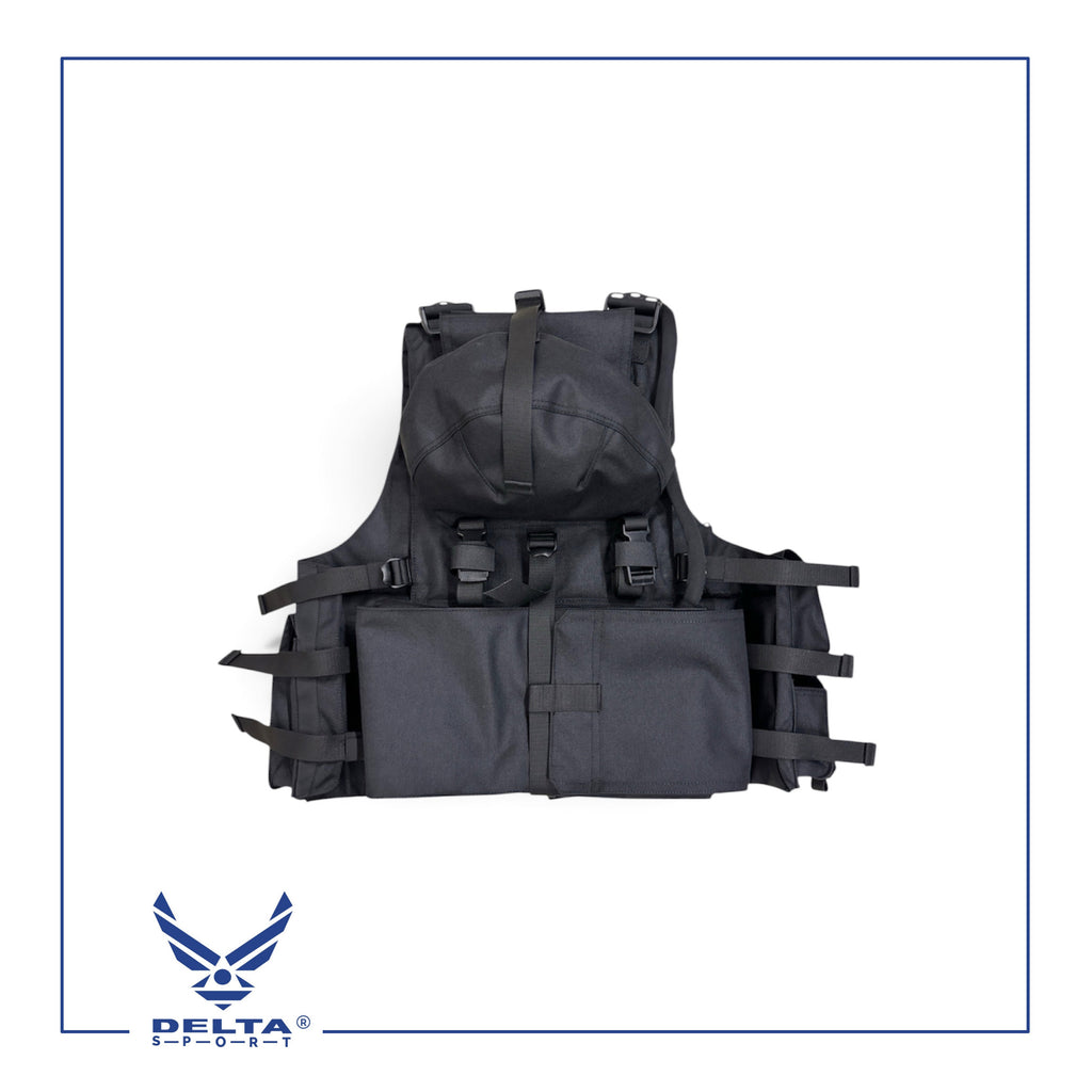🔹BLACKHAWK!® Tactical Load-Bearing Vest with 3L Hydration System.