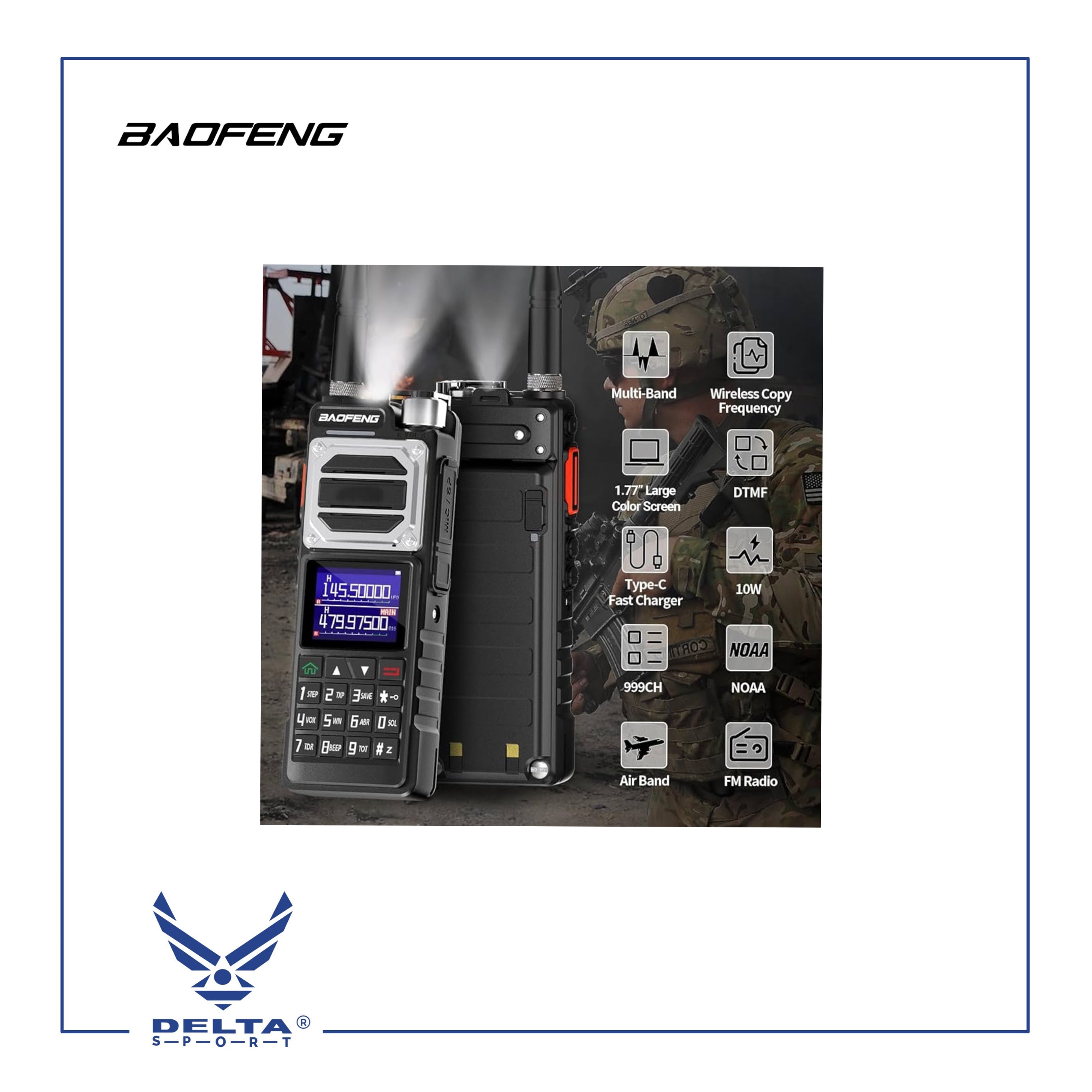 🔹BAOFENG UV-25 Pro Max 10W.