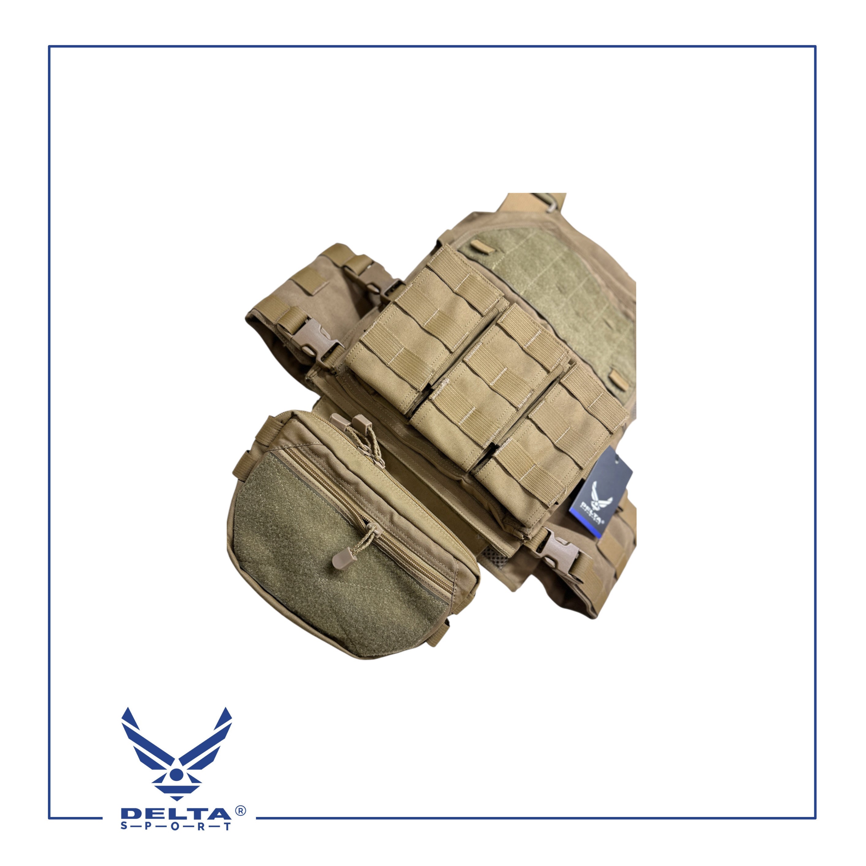 🔹Blackhawk Plate Carrier with Backpack.