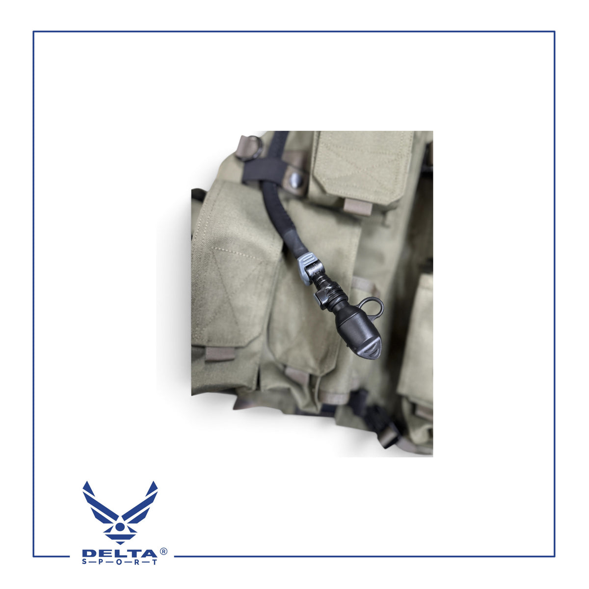 🔹BLACKHAWK!® Tactical Load-Bearing Vest with 3L Hydration System.