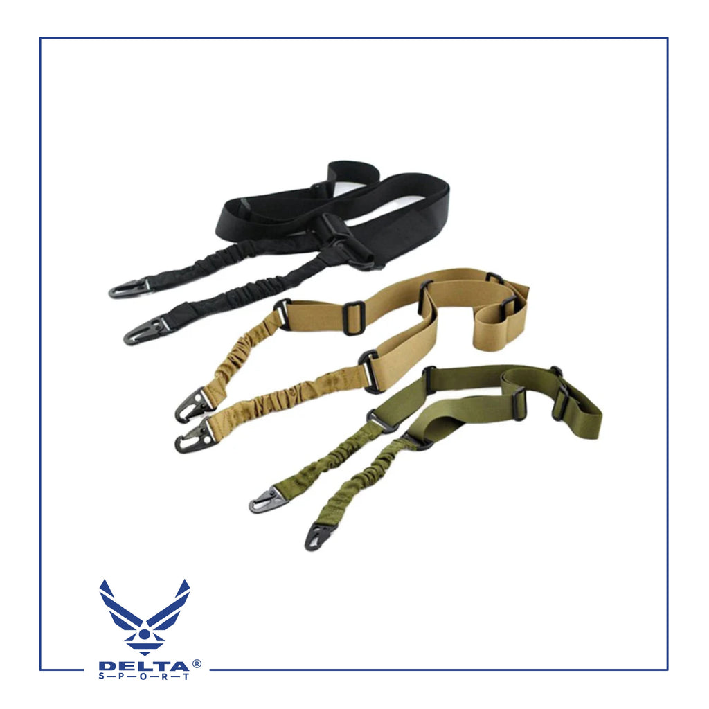 🔹Adjustable 2 Two Point Tactical Rifle Sling Strap.