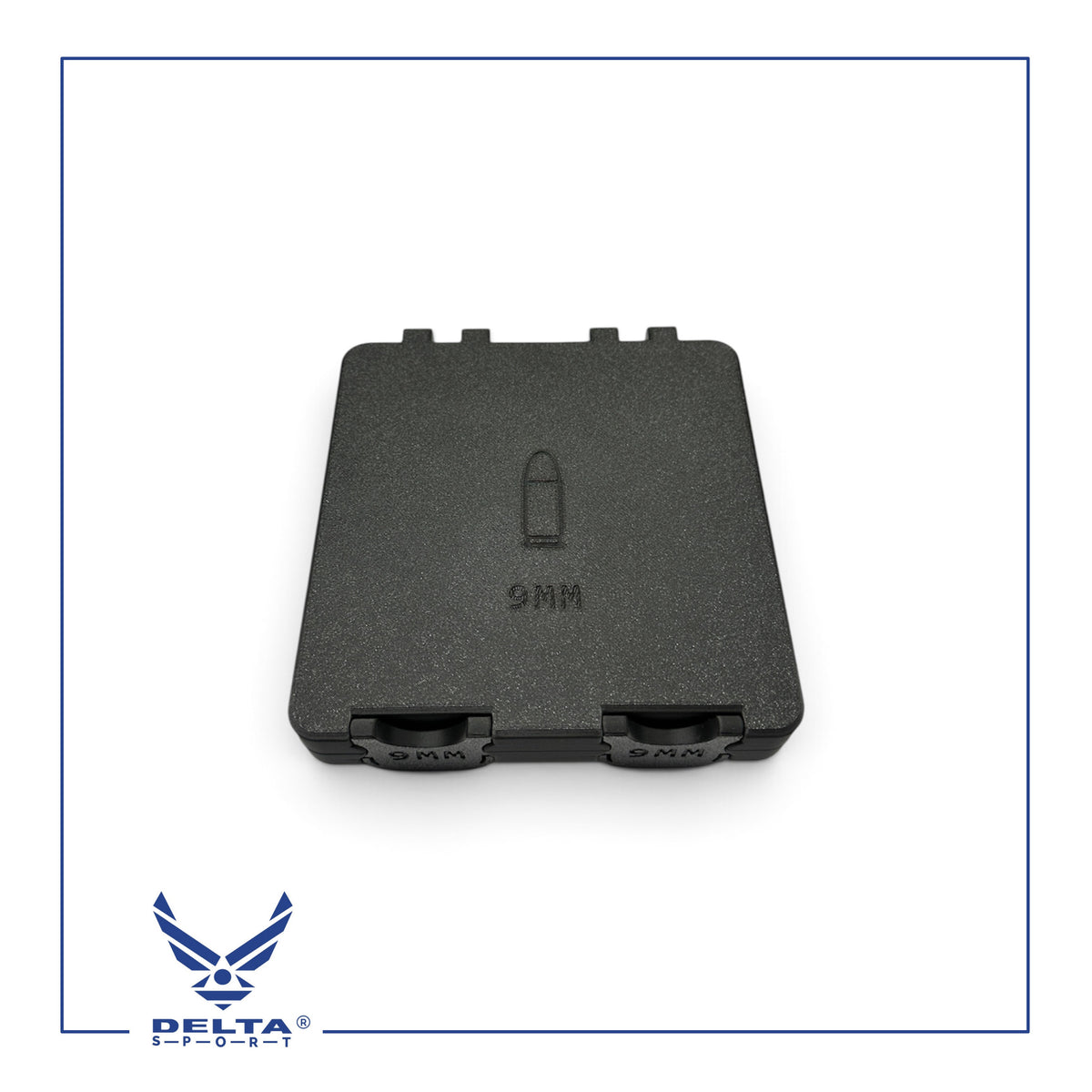 🔹DELTASPORT® 9MM Ammo Storage Case – 100 Rounds.