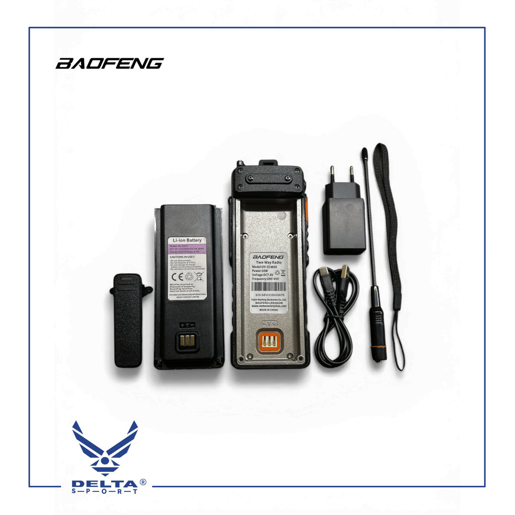 🔹BAOFENG UV-25 Pro Max 10W.