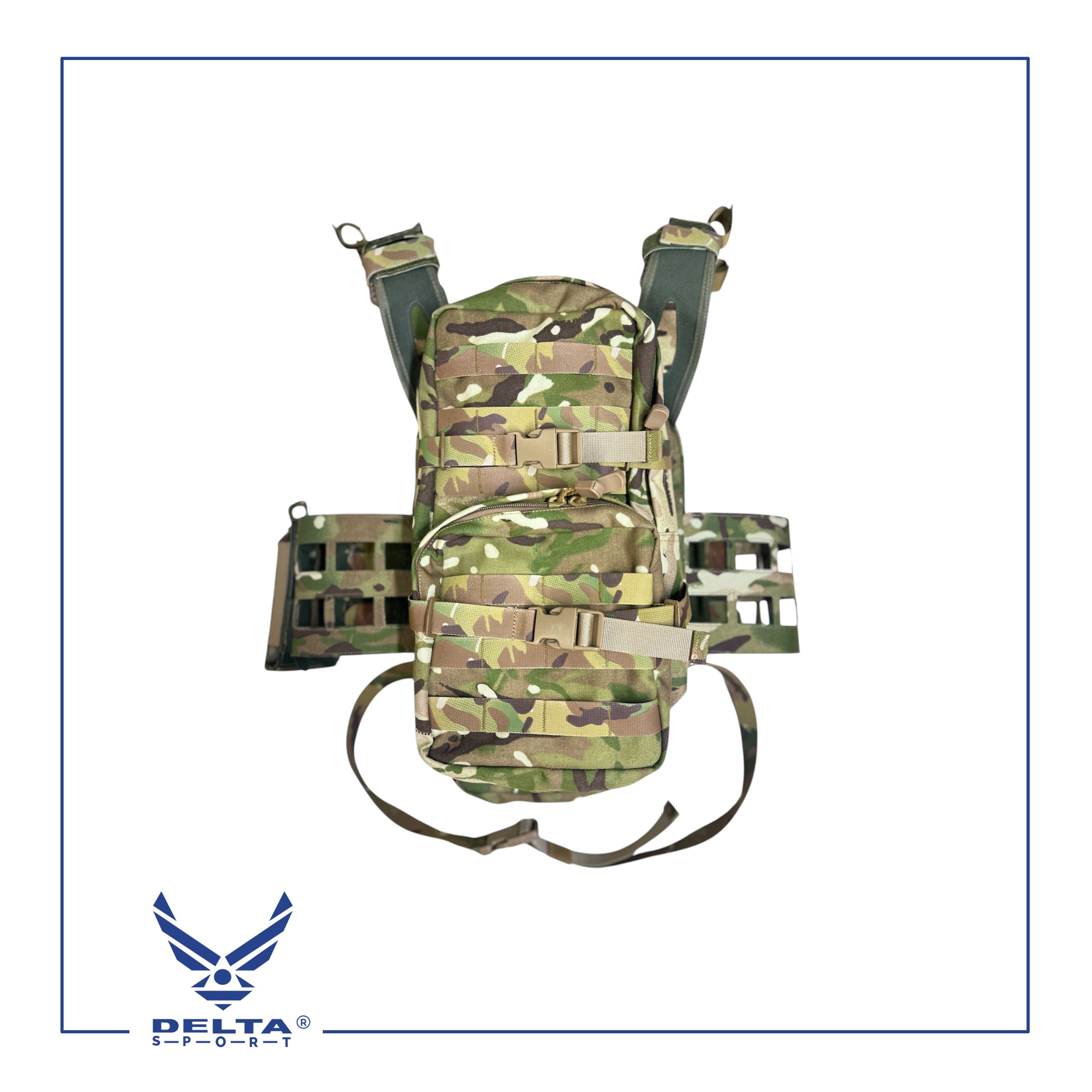 🔹Warrior MultiCam Laser Cut Plate Carrier V4 – With Assault Backpack.