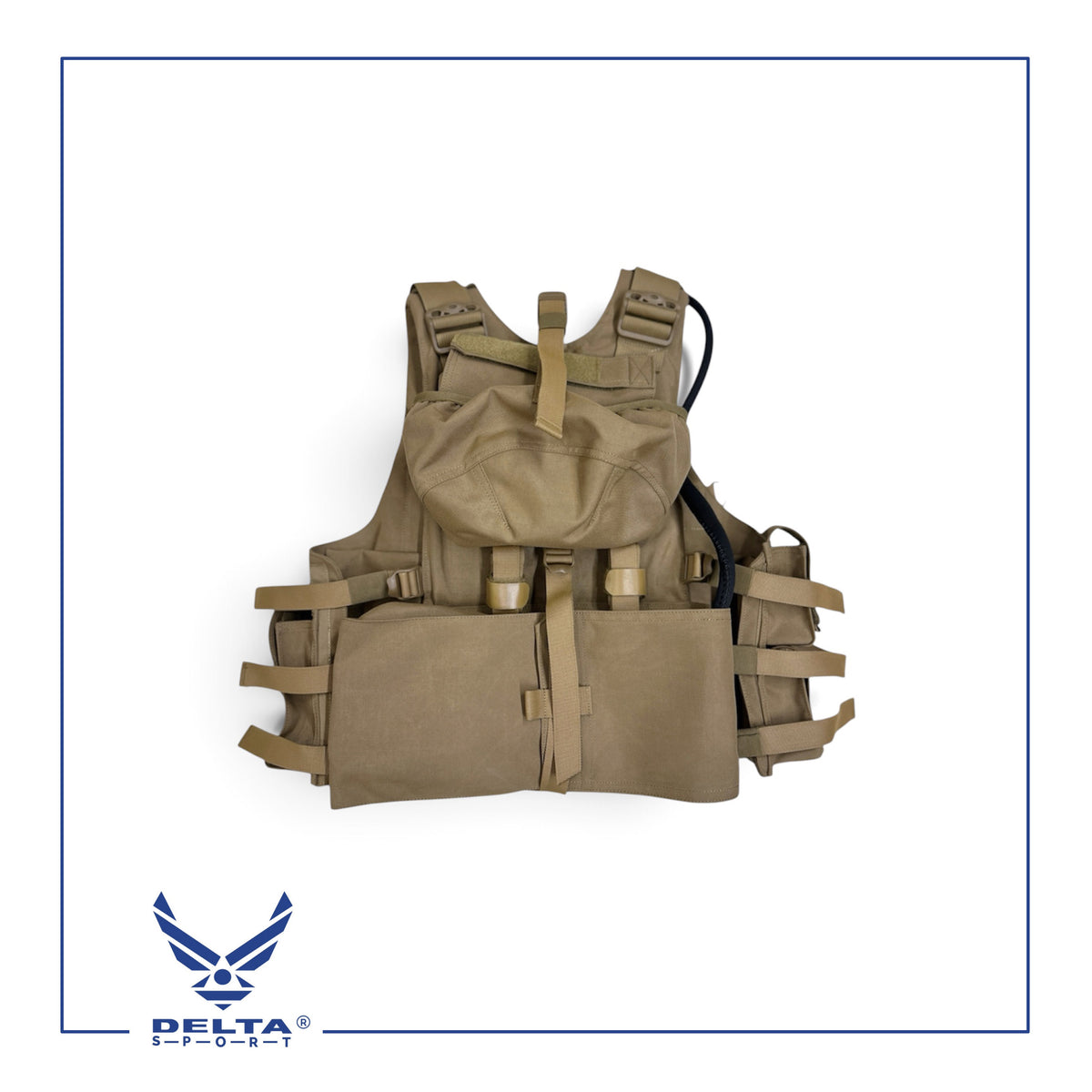 🔹BLACKHAWK!® Tactical Load-Bearing Vest with 3L Hydration System.