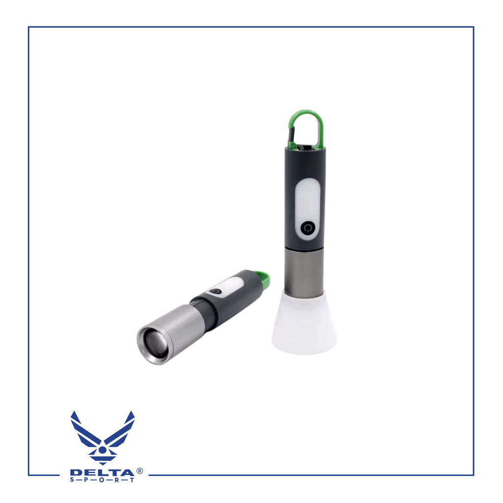 🔹Telescopic Camping Flashlight & Lantern.